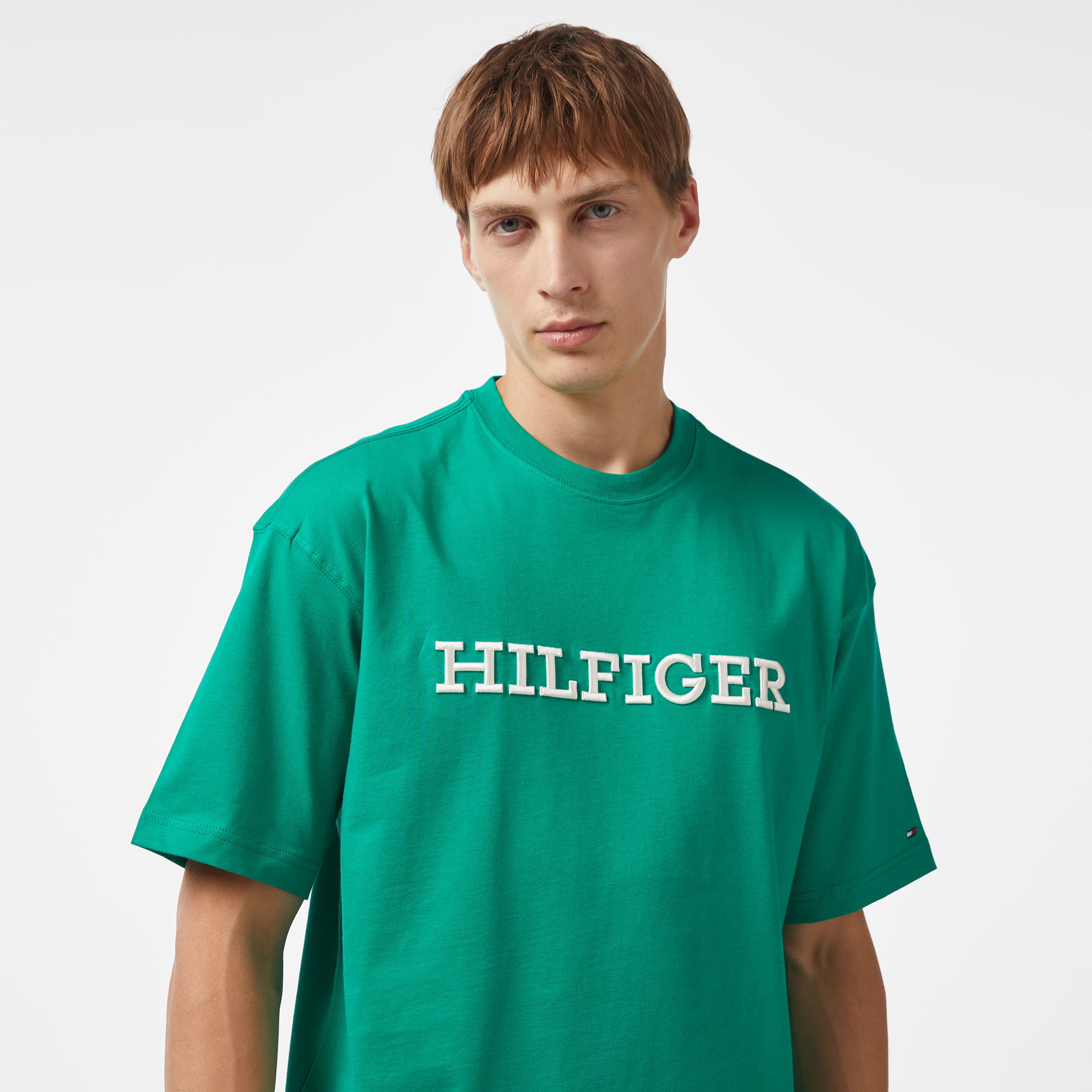 Tommy Hilfiger Erkek Yeşil Tshirt