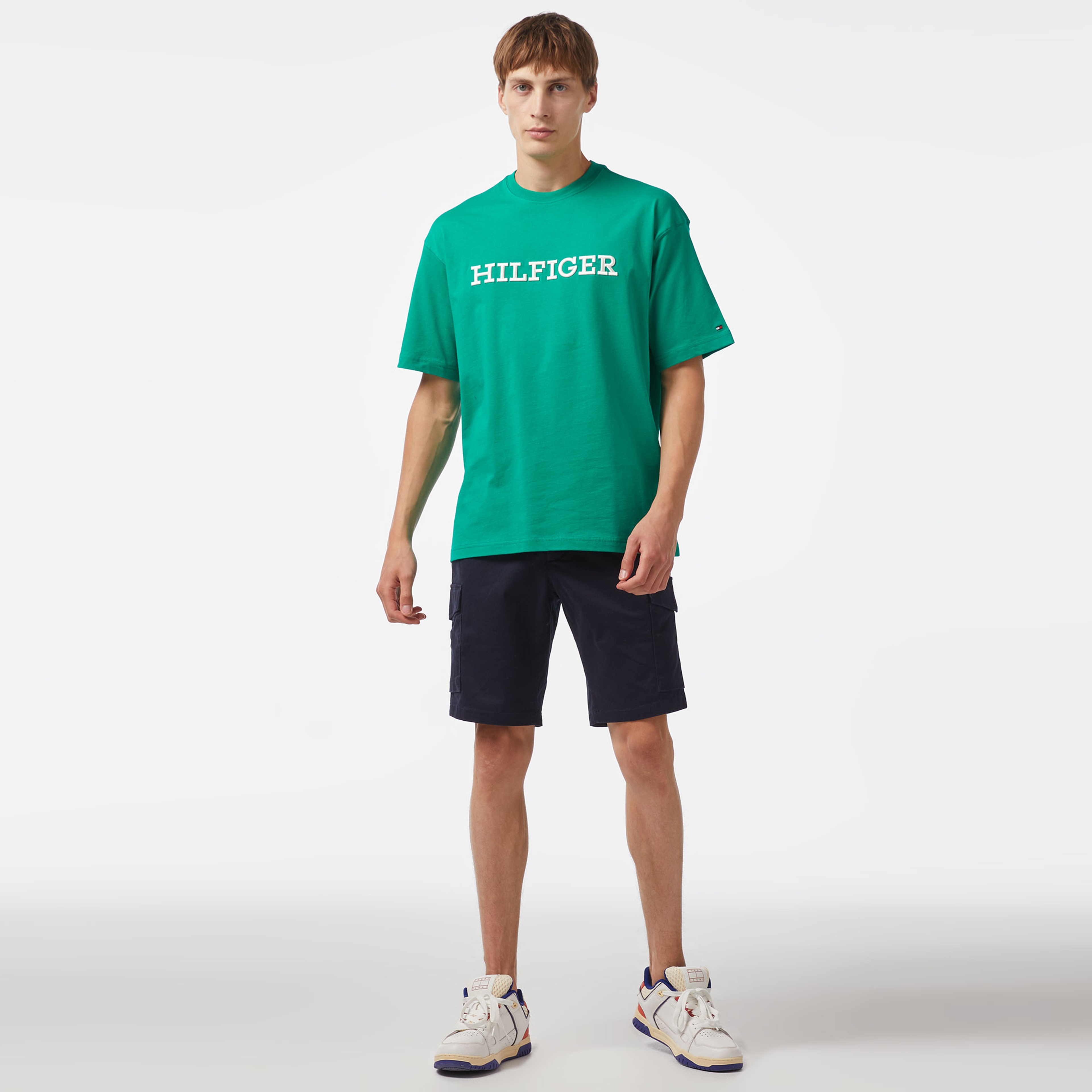 Tommy Hilfiger Erkek Yeşil Tshirt