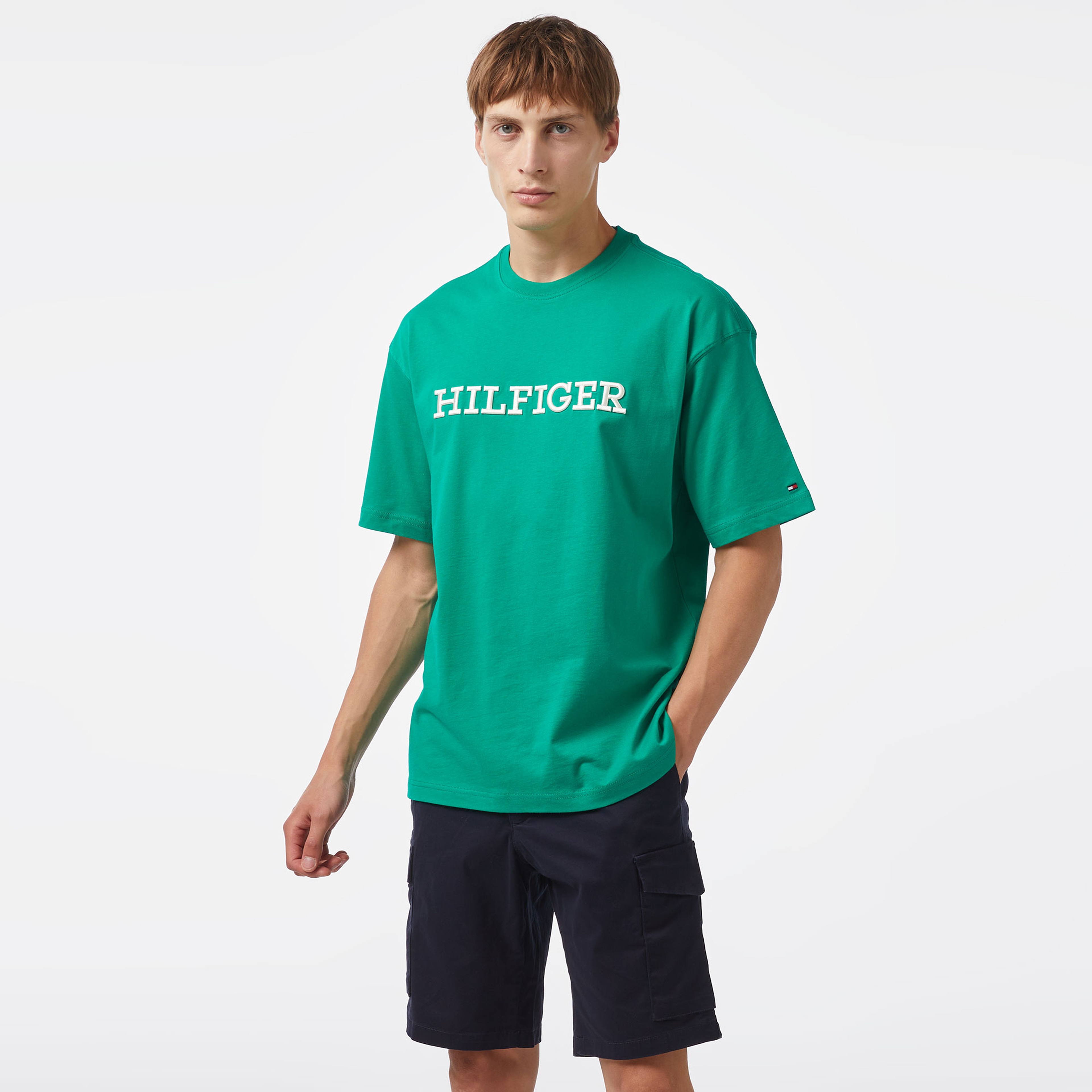 Tommy Hilfiger Erkek Yeşil Tshirt