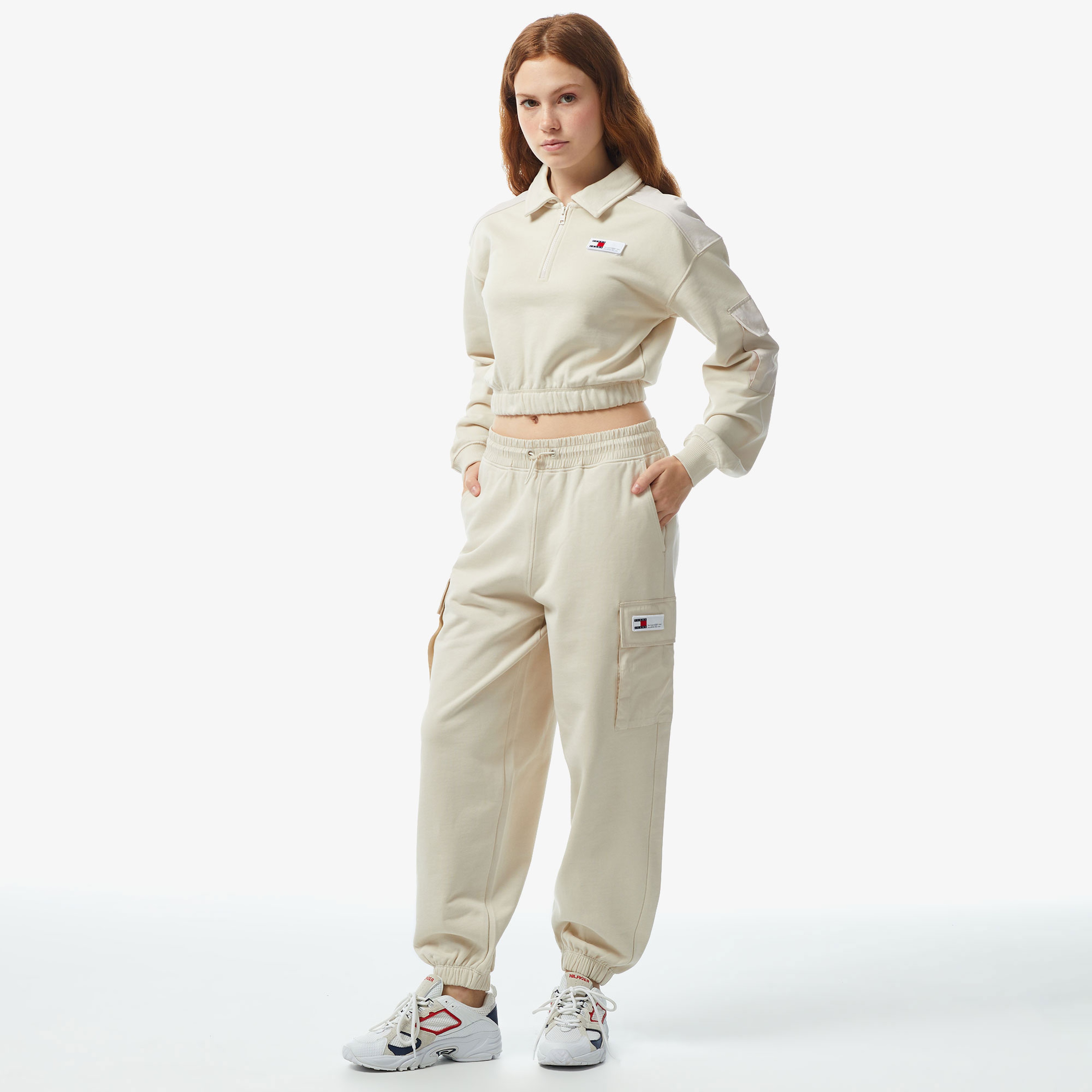 Tommy Hilfiger Kadın Bej Esofman