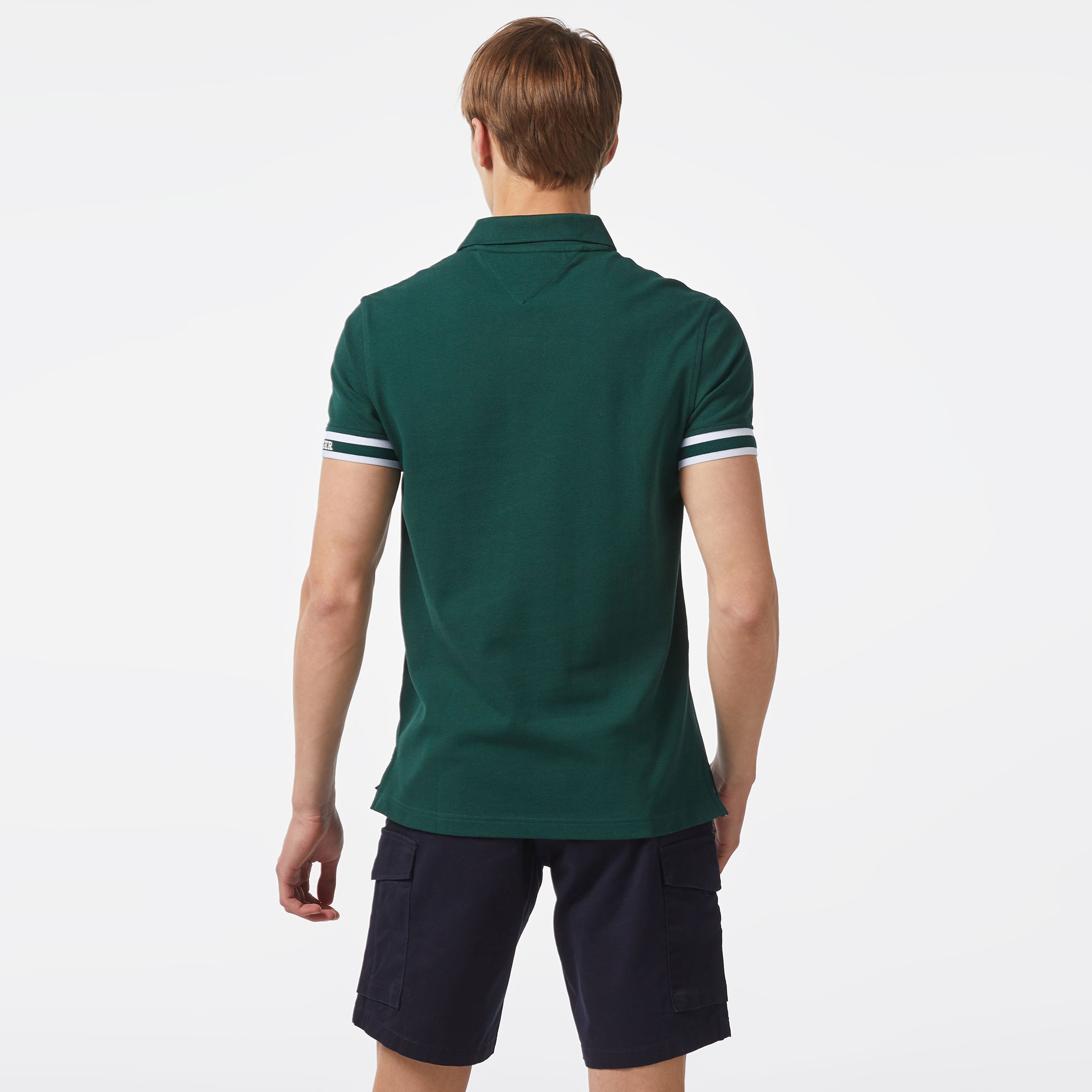 Tommy Hilfiger Erkek Yeşil Polo