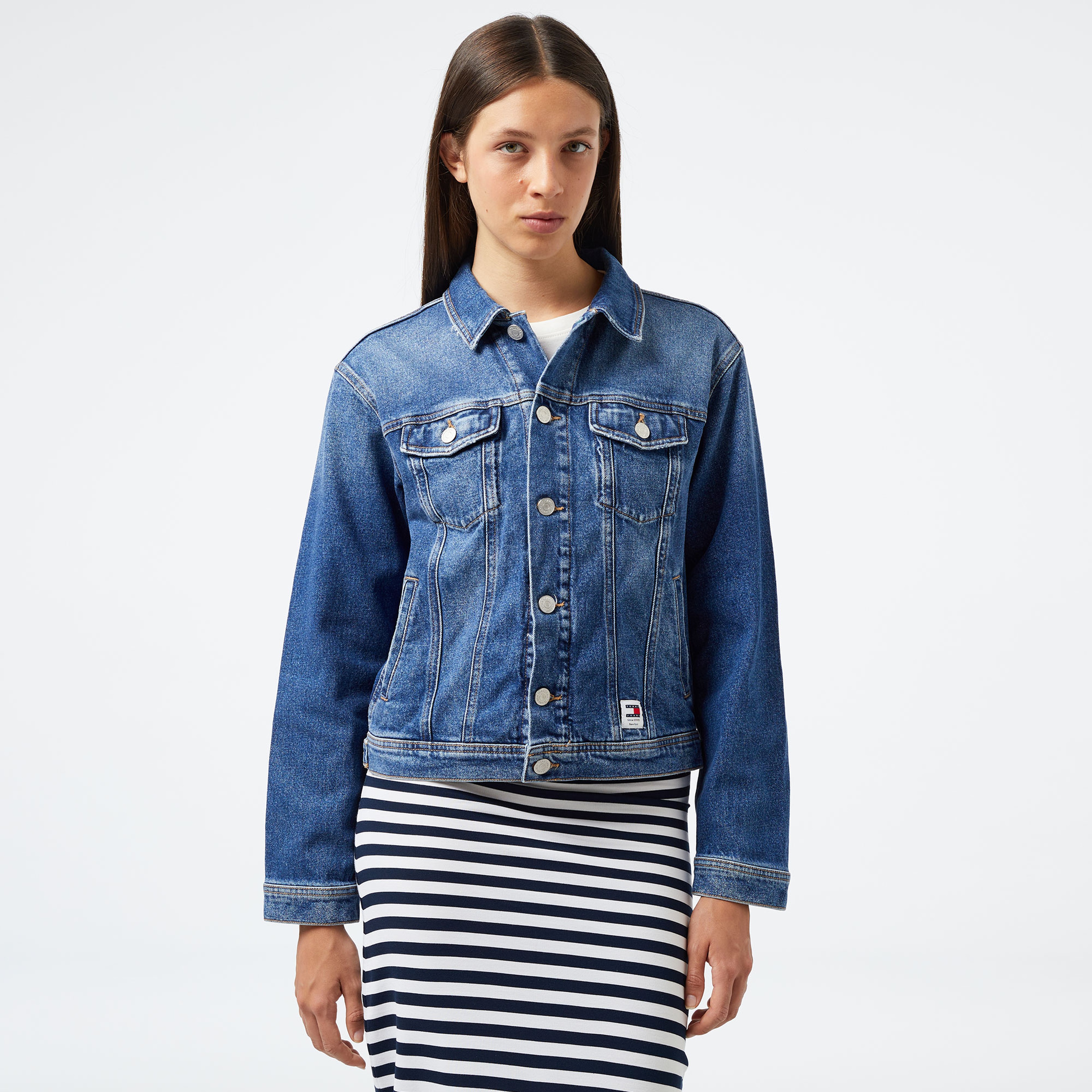 Tommy Hilfiger Kadın Mavi Mont