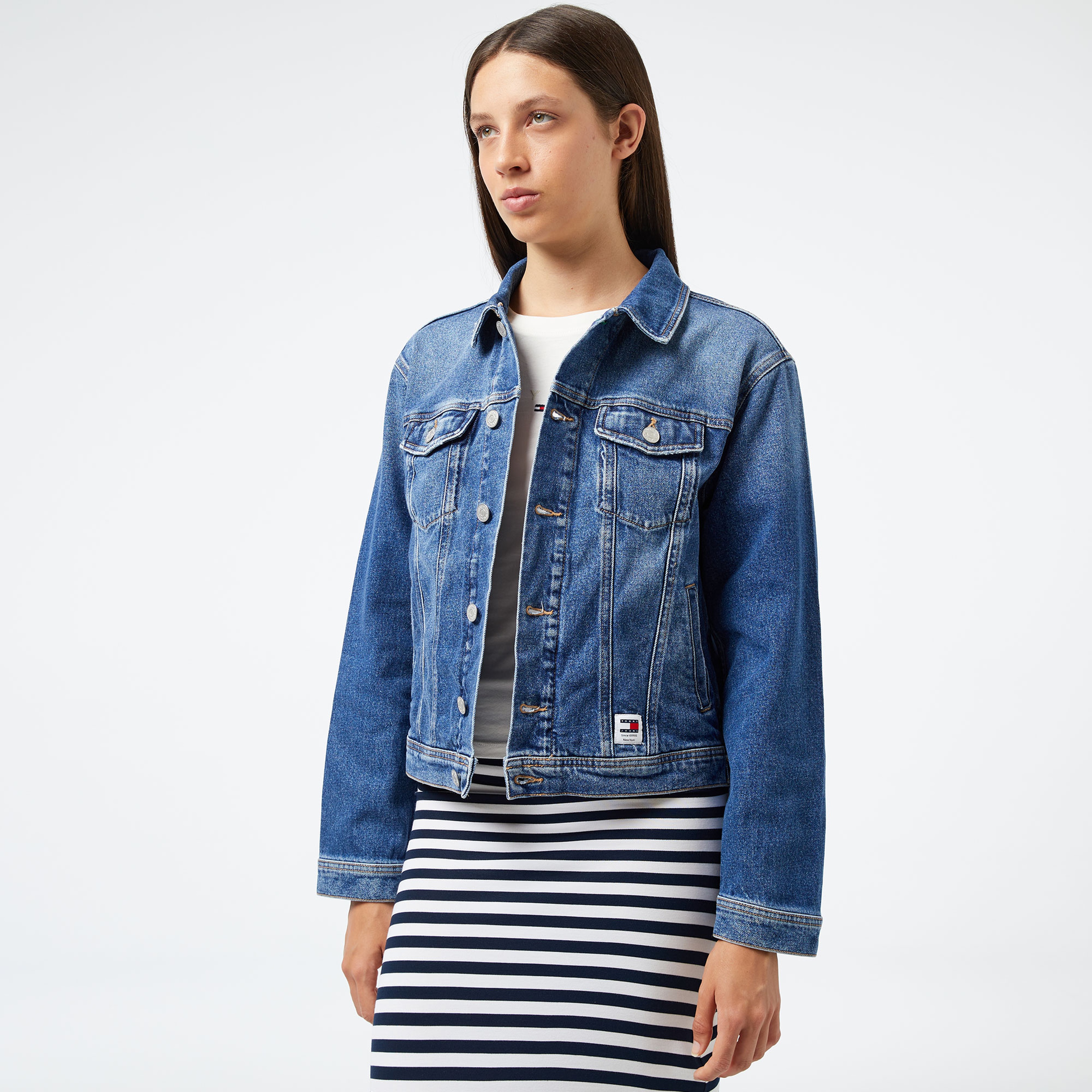 Tommy Hilfiger Kadın Mavi Mont