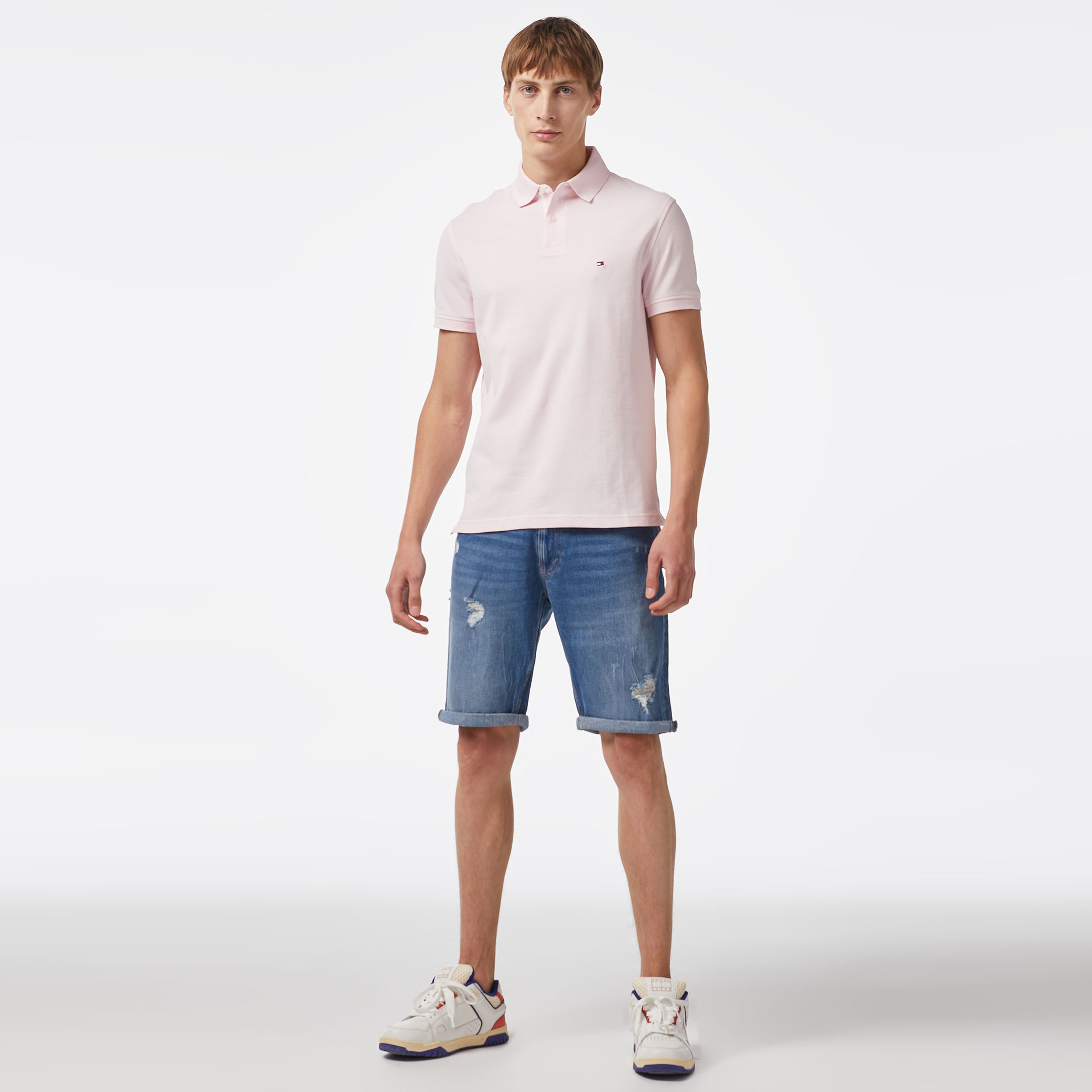 Tommy Hilfiger Erkek Pembe Polo