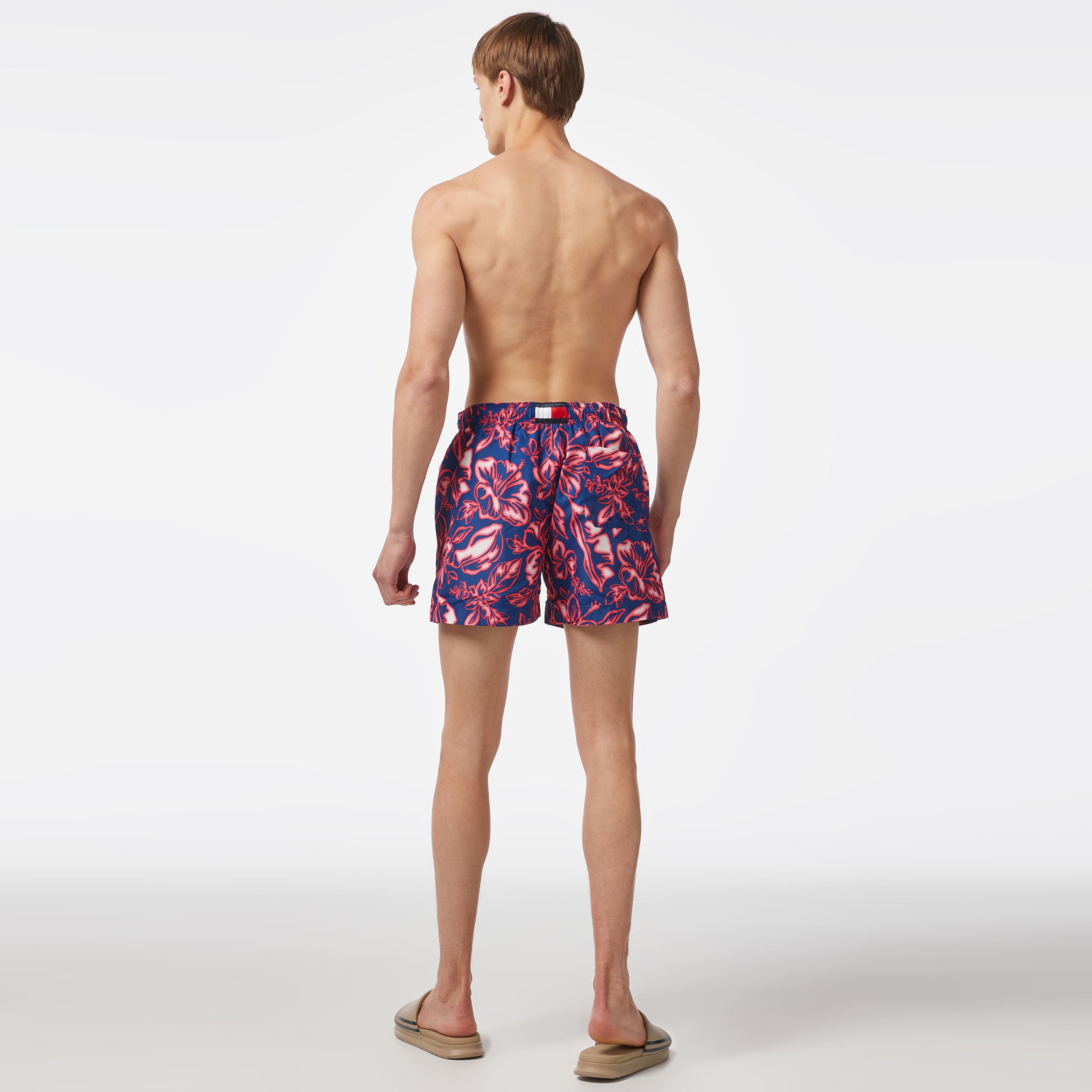 Tommy Hilfiger Erkek Pembe Mayo Şort