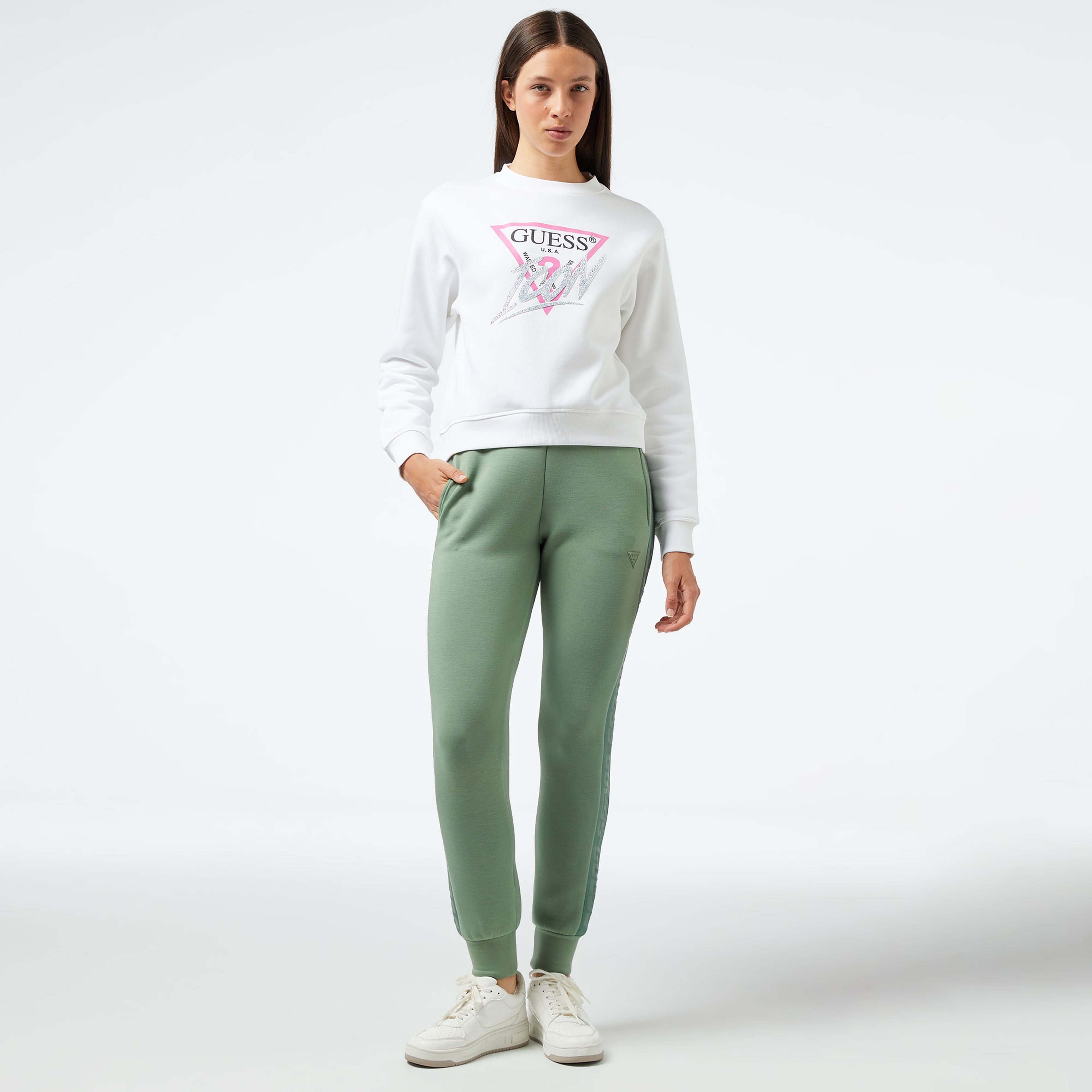 Guess Kadın Yeşil Esofman