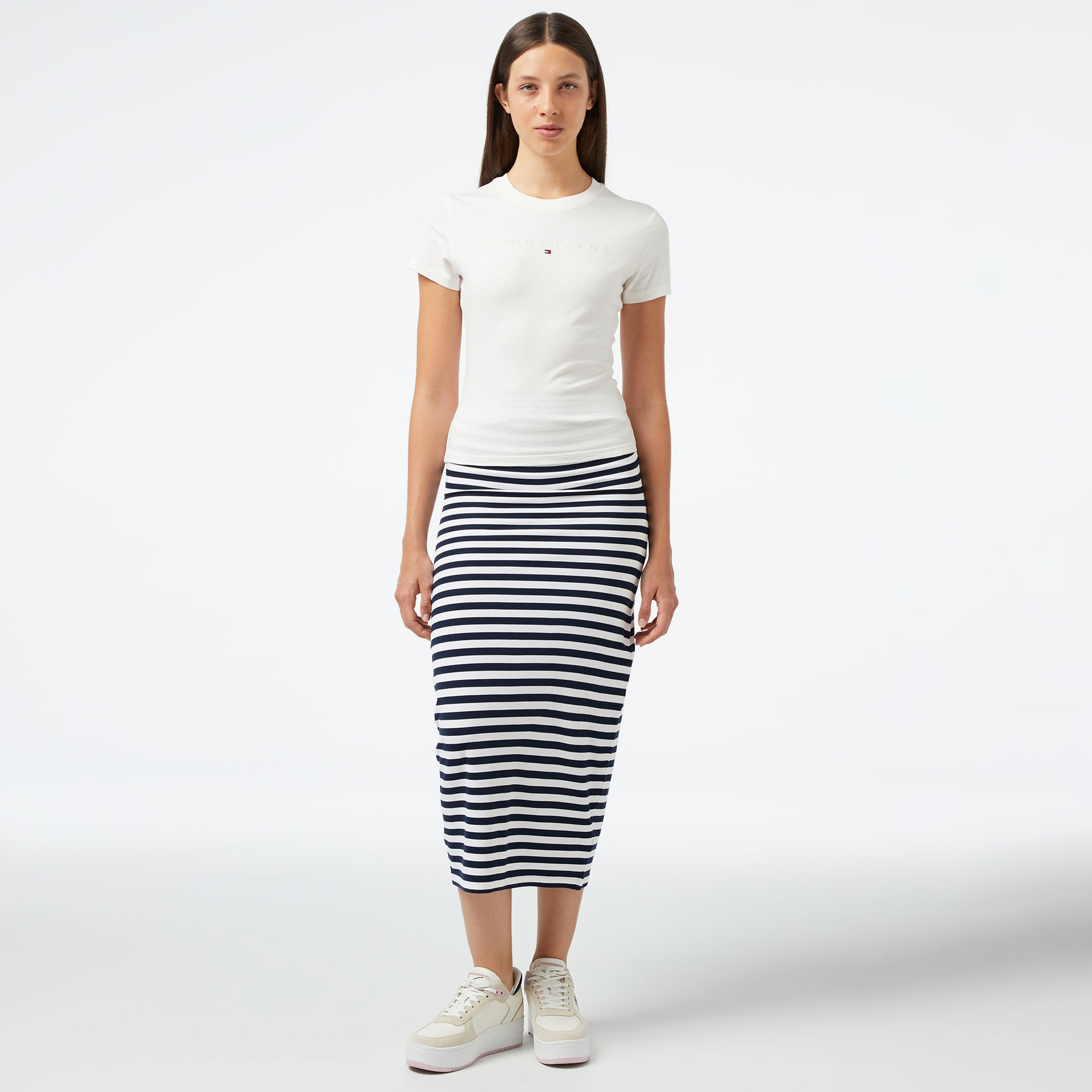 Tommy Hilfiger Kadın Mavi Elbise