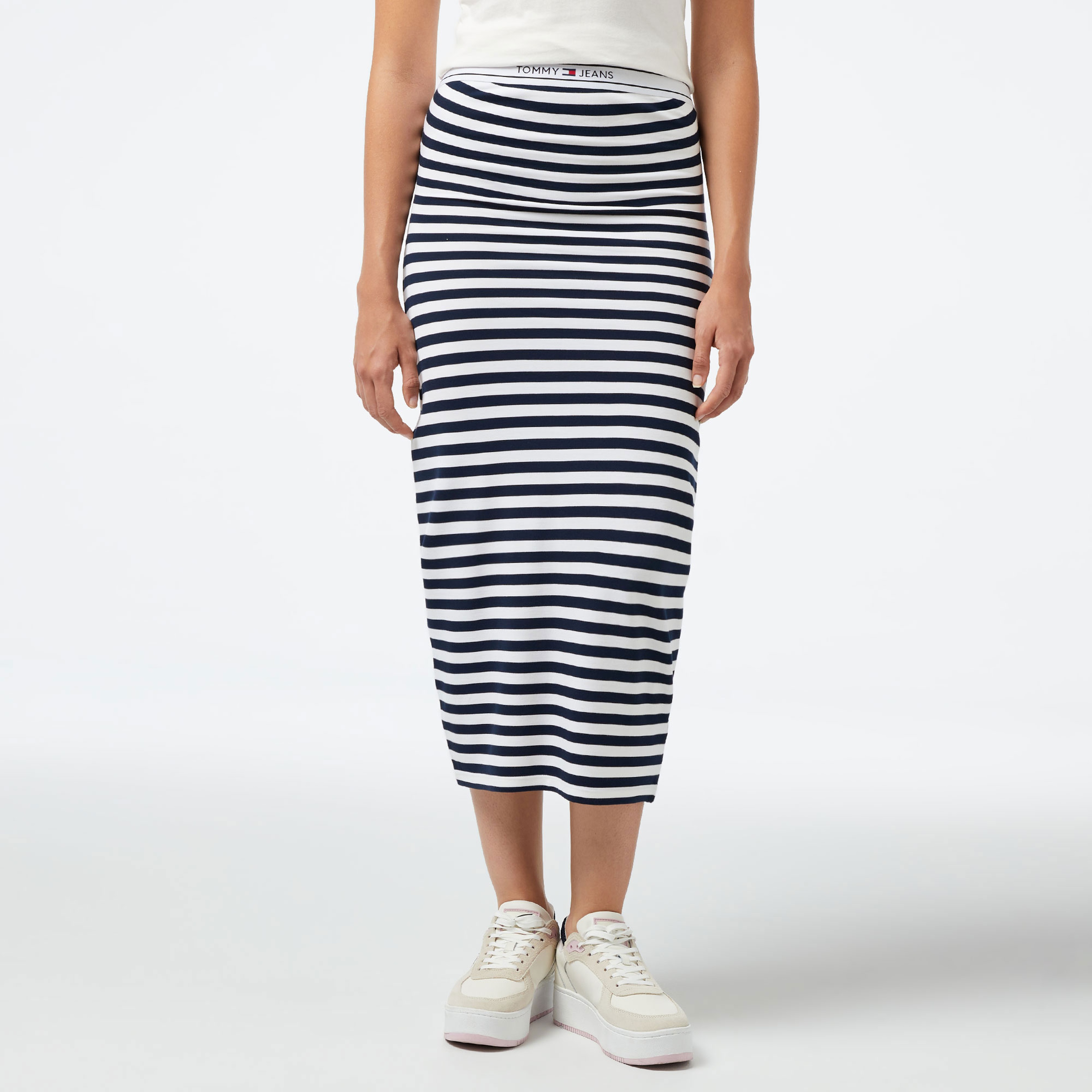 Tommy Hilfiger Kadın Mavi Elbise