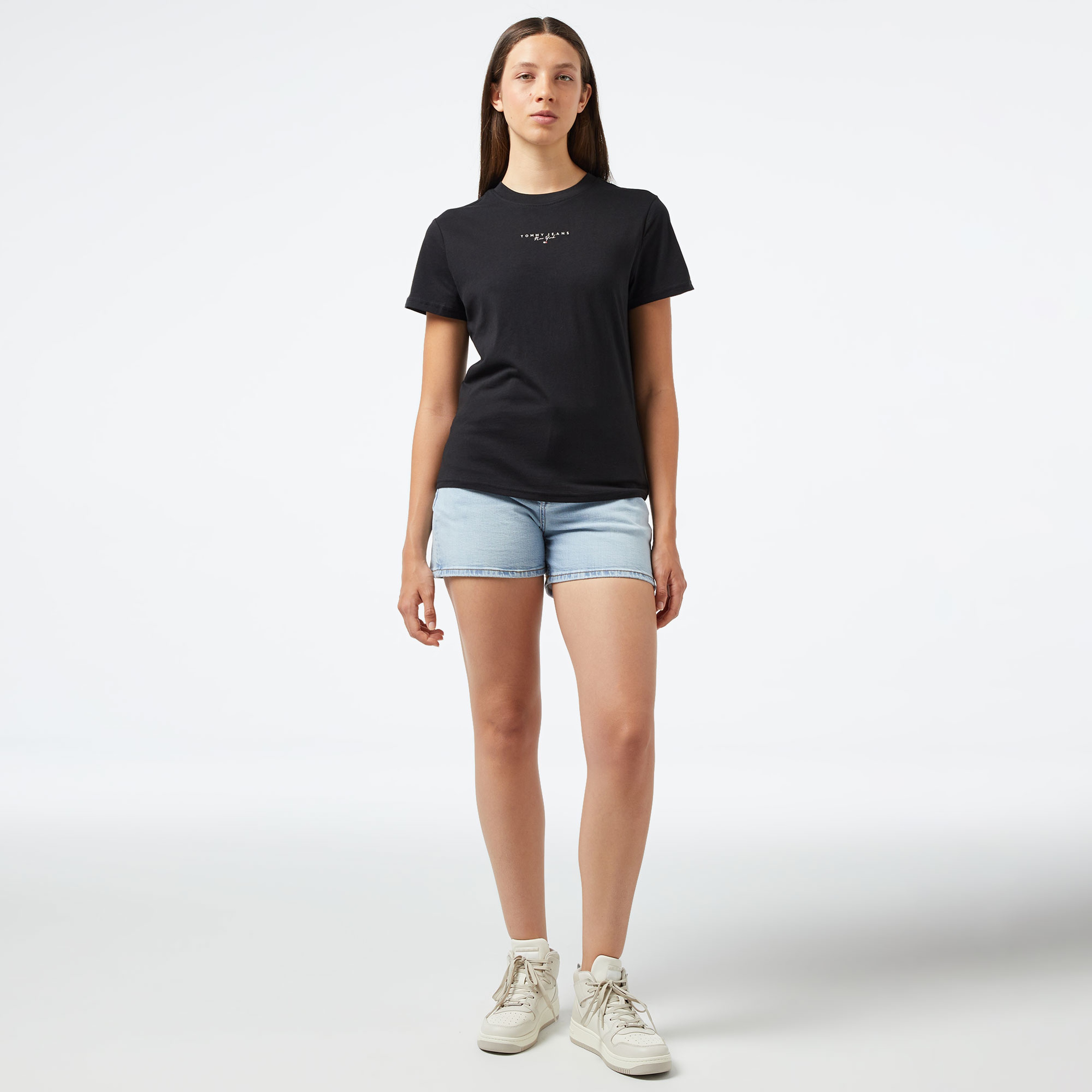 Tommy Hilfiger Kadın Siyah Tshirt