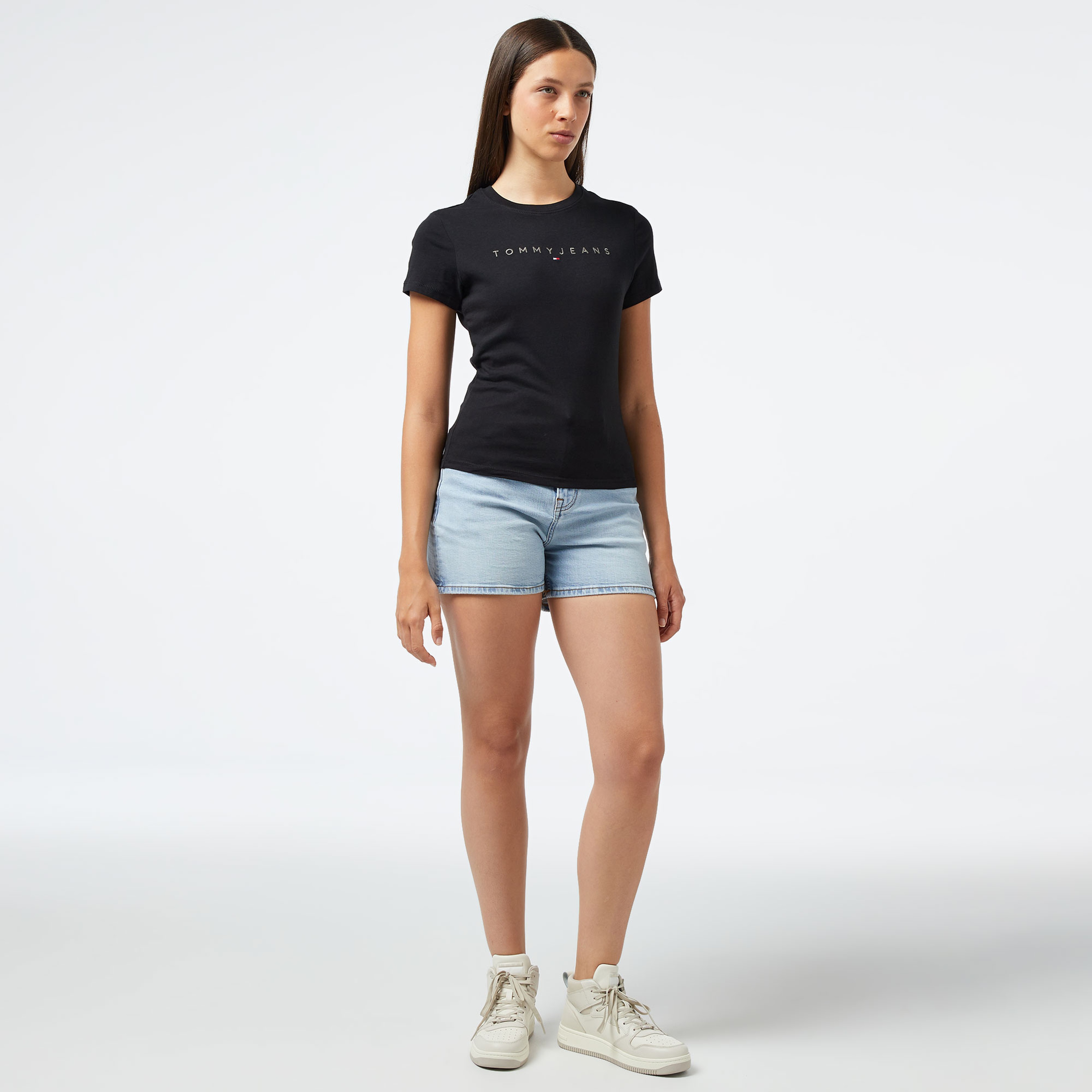 Tommy Hilfiger Kadın Siyah Tshirt