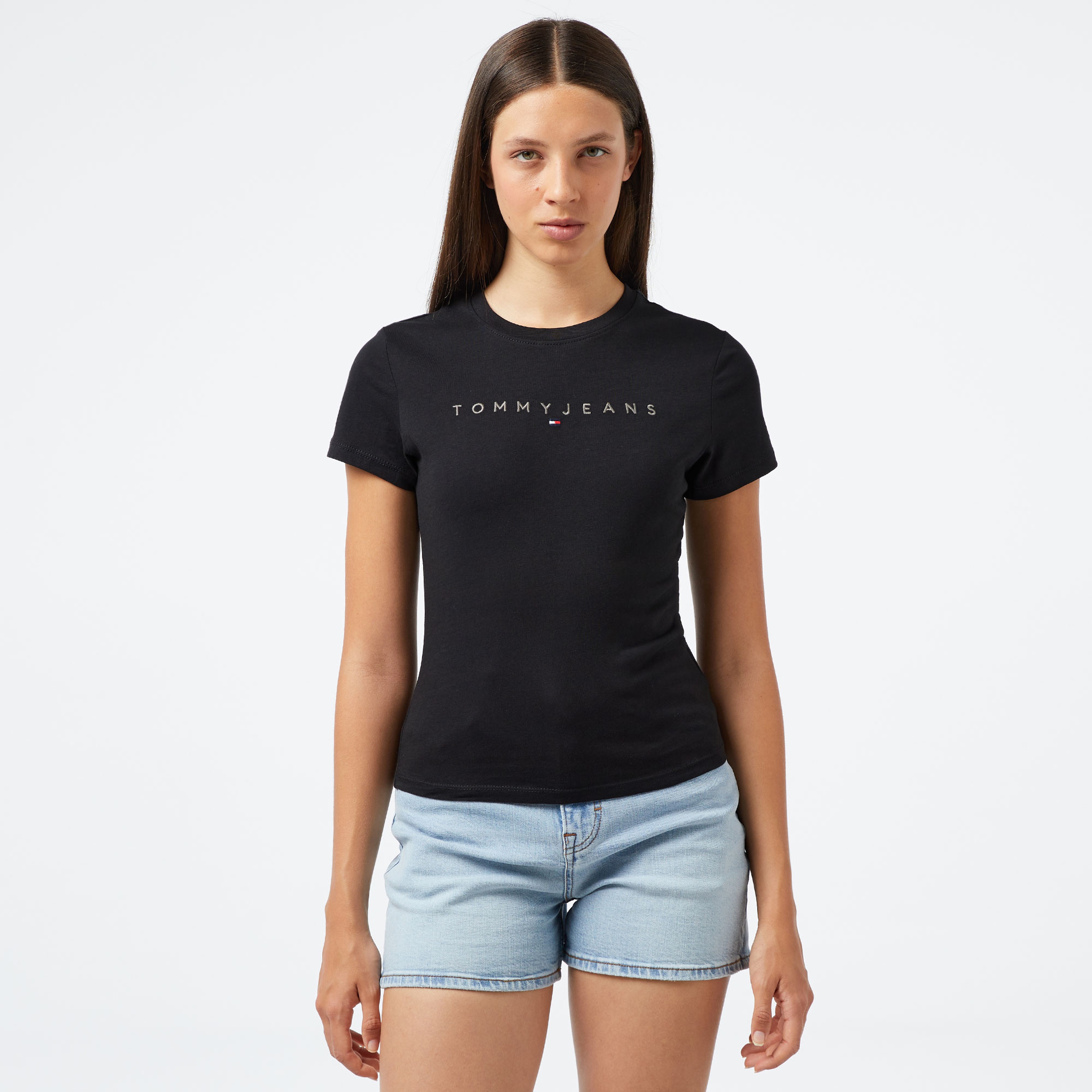 Tommy Hilfiger Kadın Siyah Tshirt