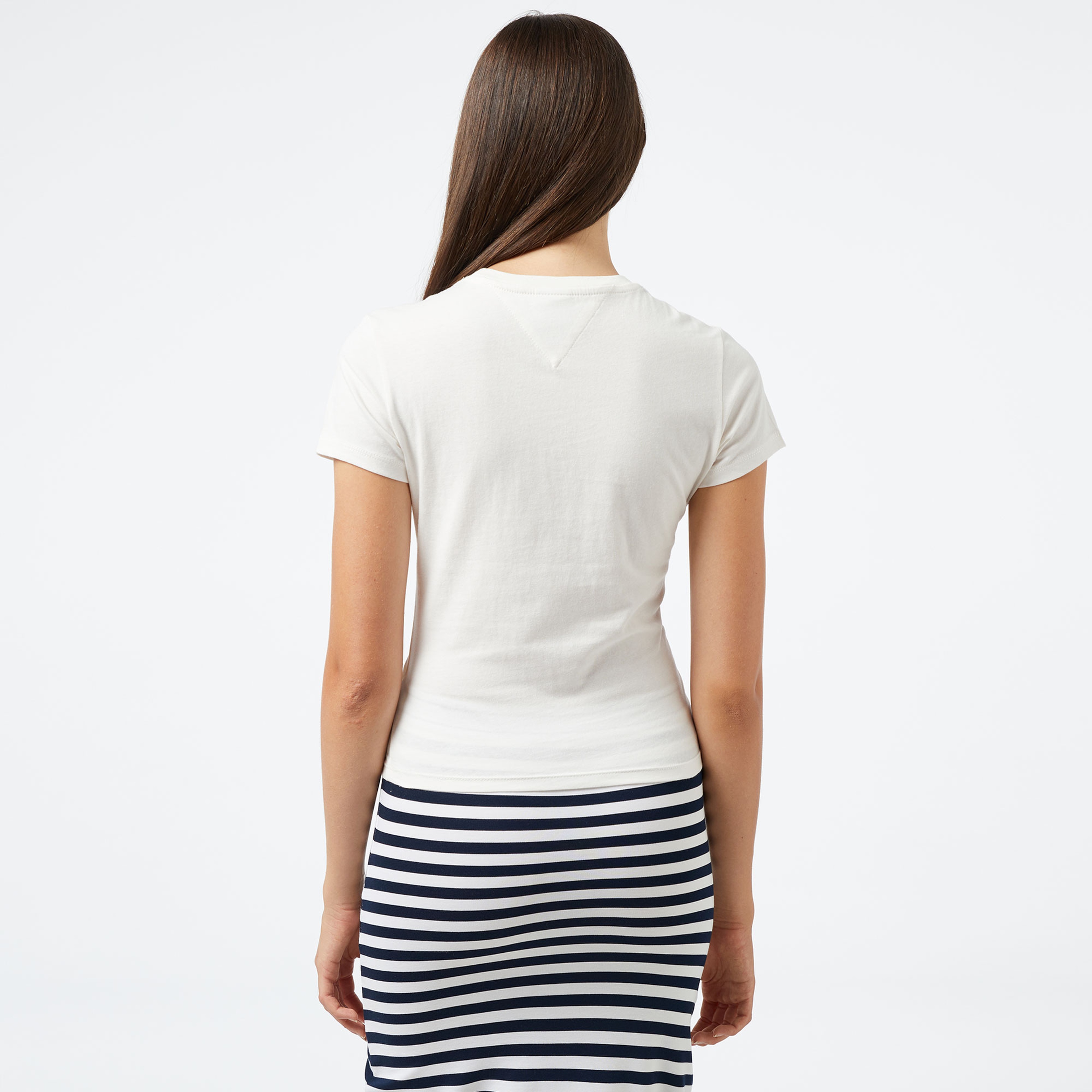 Tommy Hilfiger Kadın Beyaz Tshirt