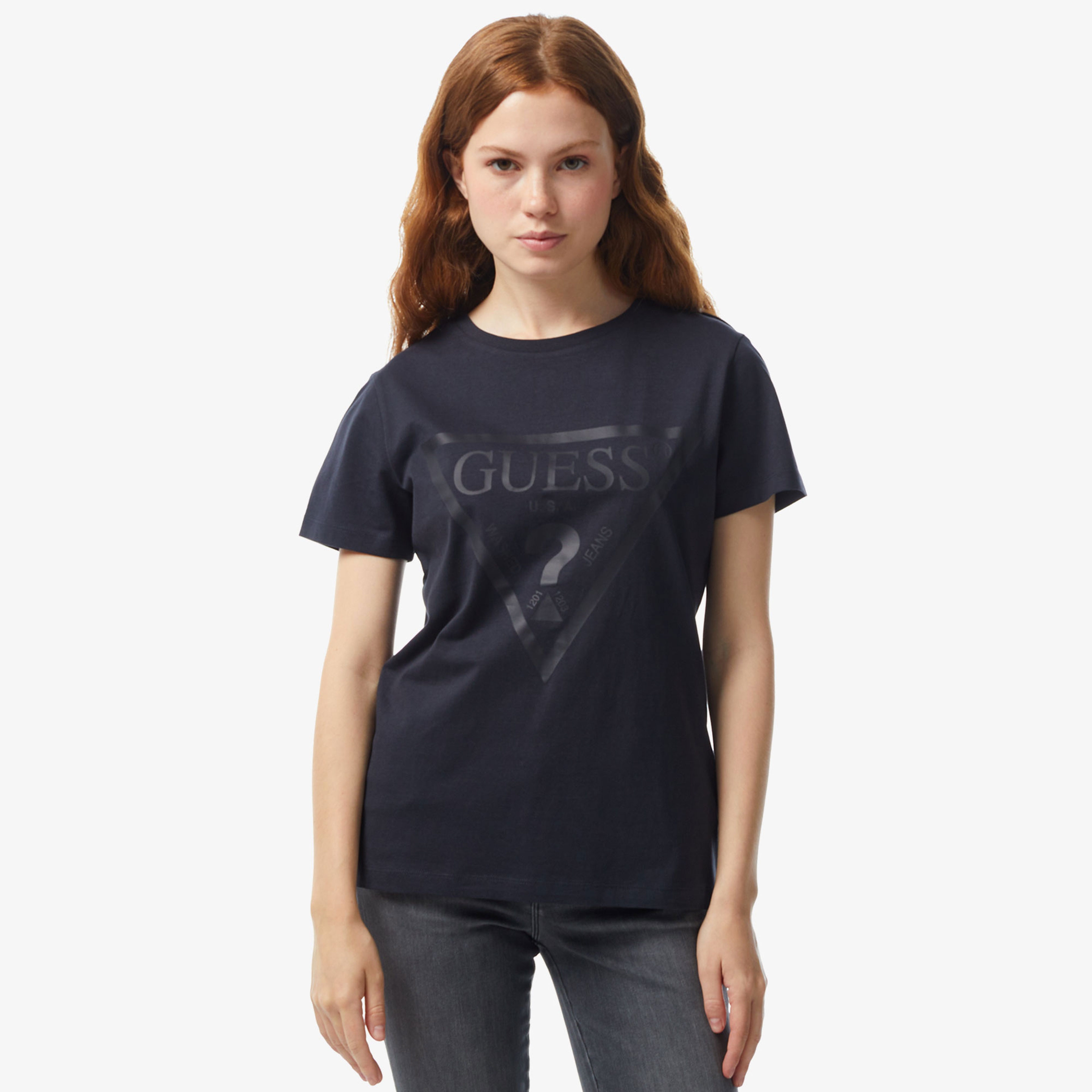 Guess Kadın Antrasit Tshirt