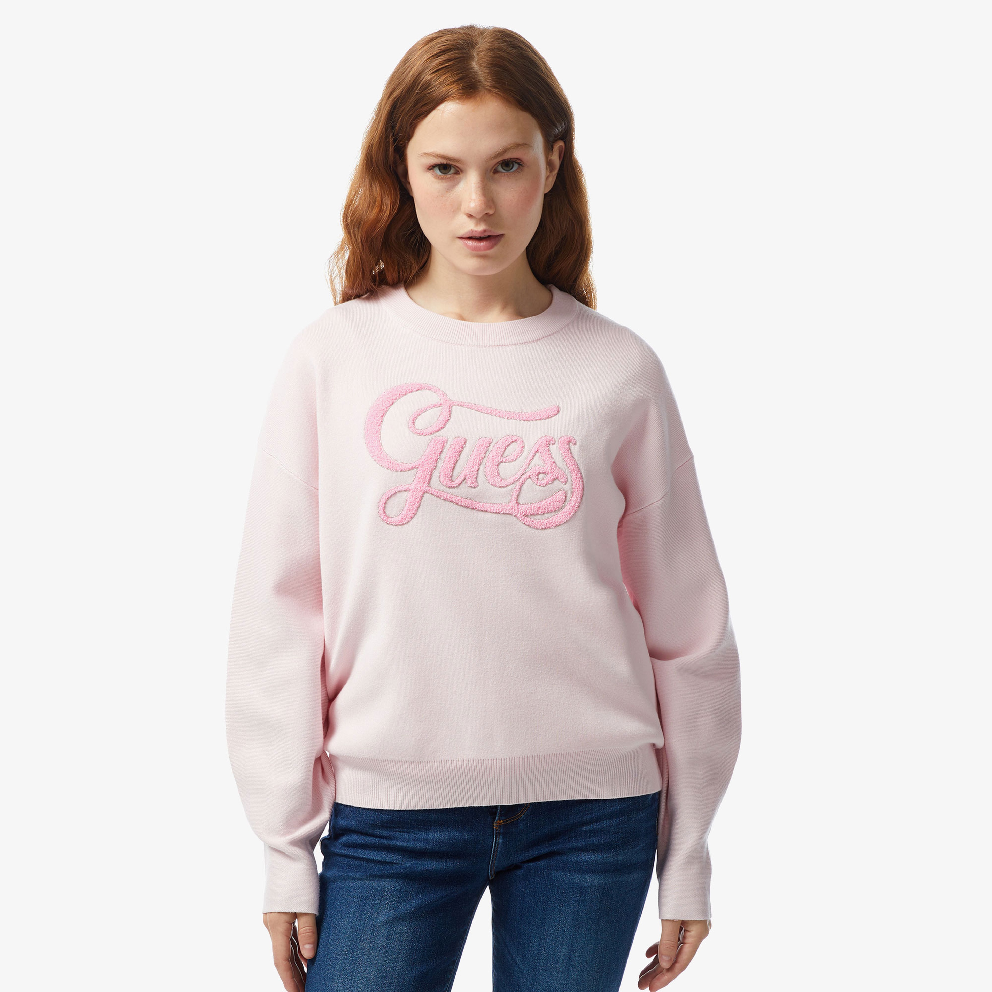 Guess Kadın Pembe Triko