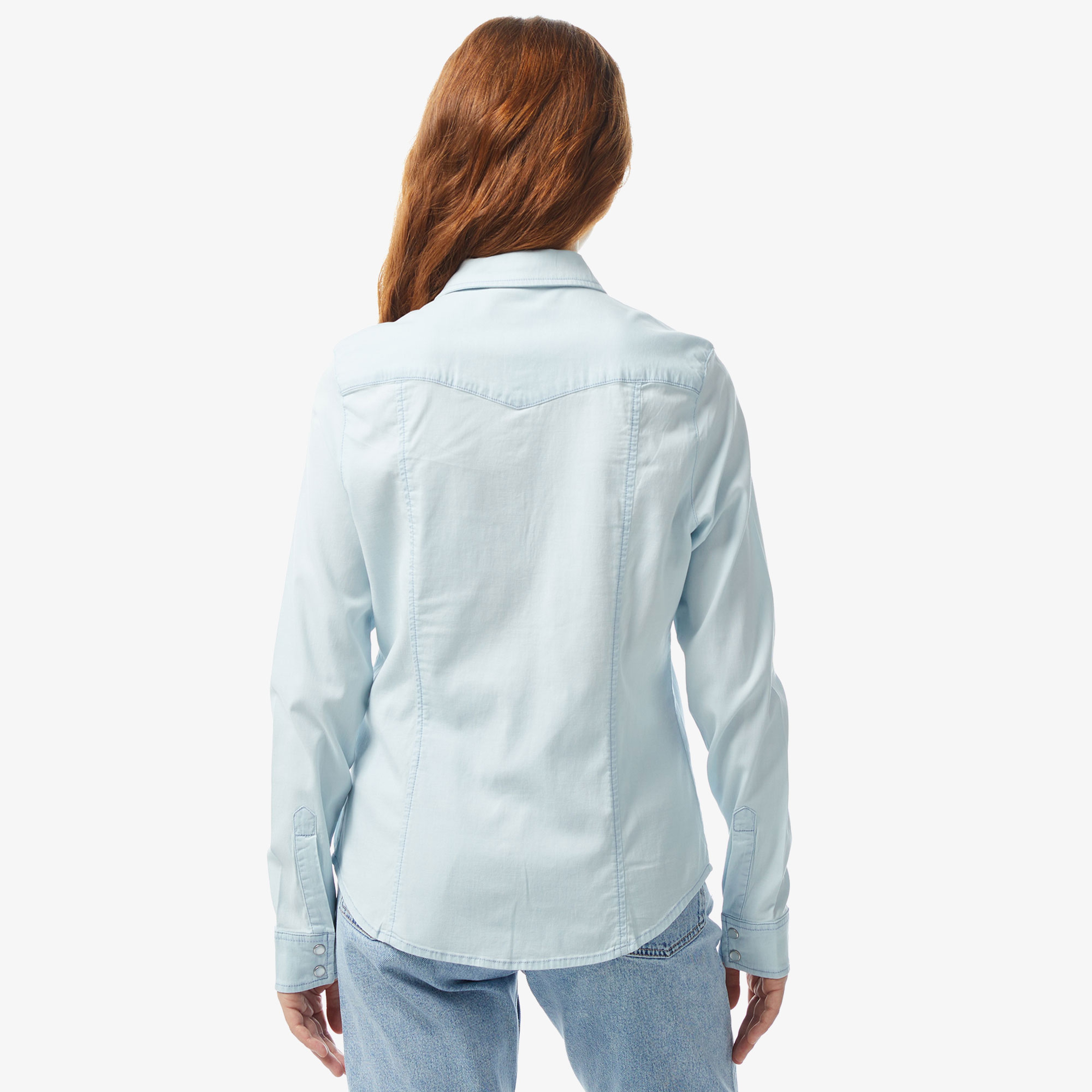 Guess Kadın Mavi Gömlek