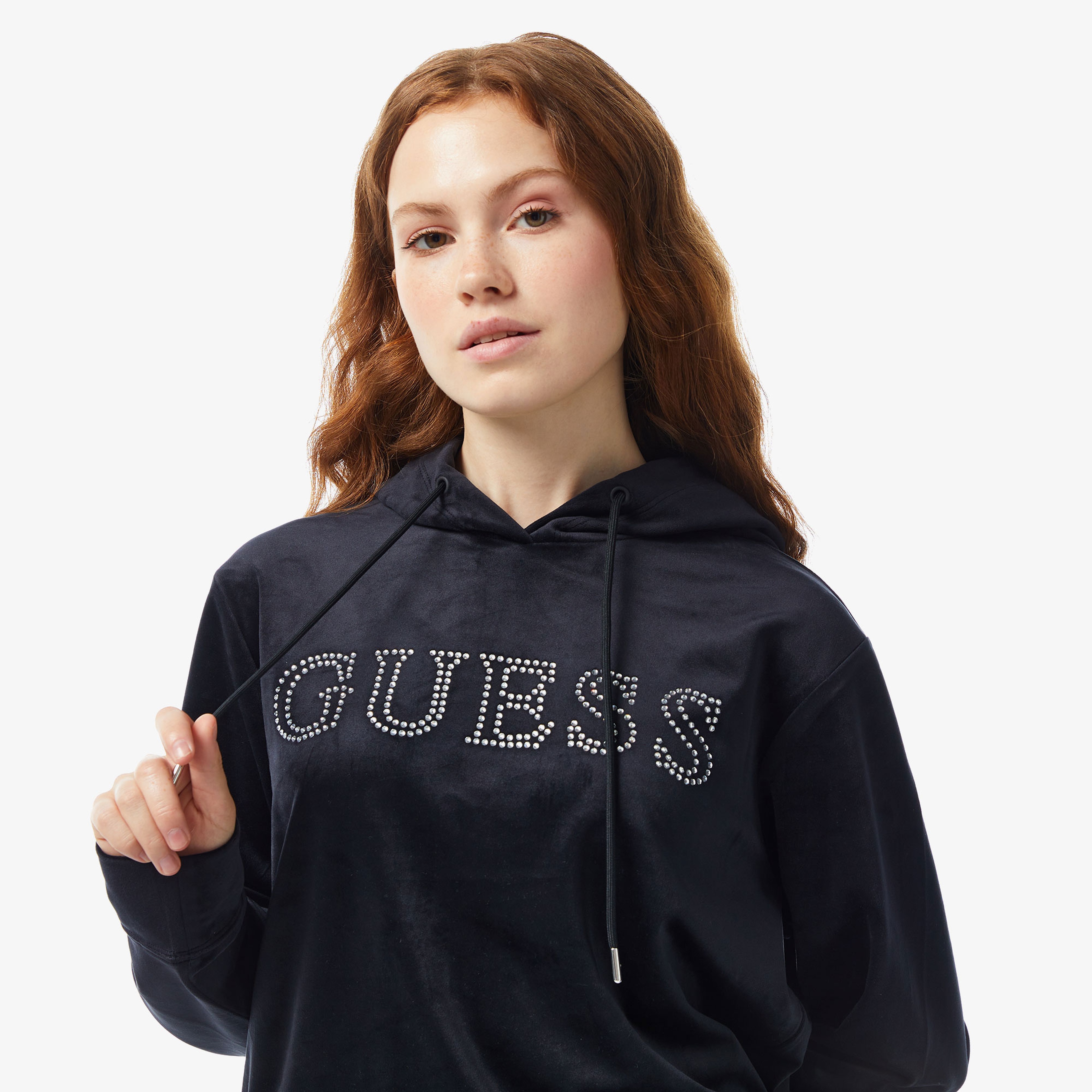Guess Kadın Siyah Sweatshirt