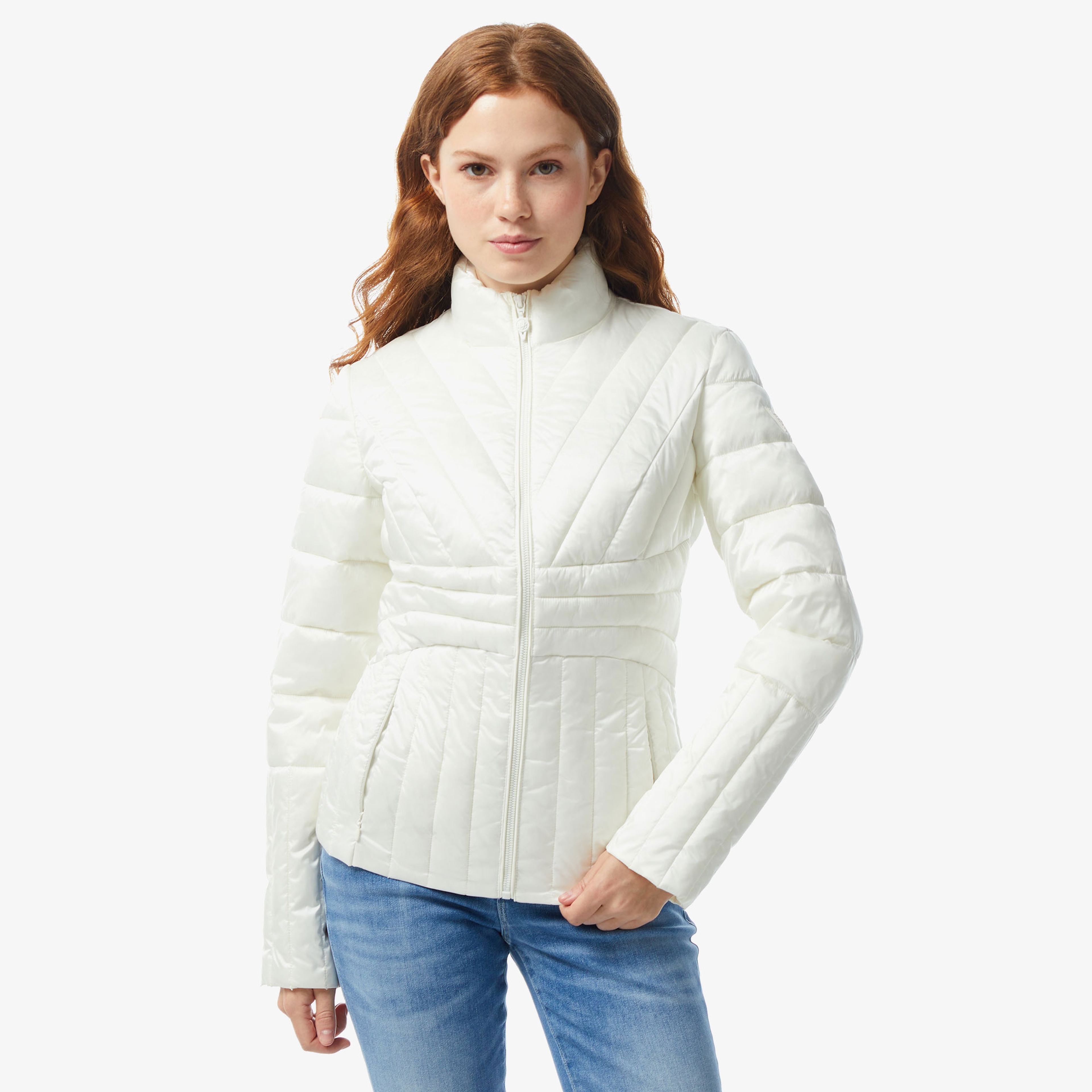 Guess Kadın Beyaz Mont