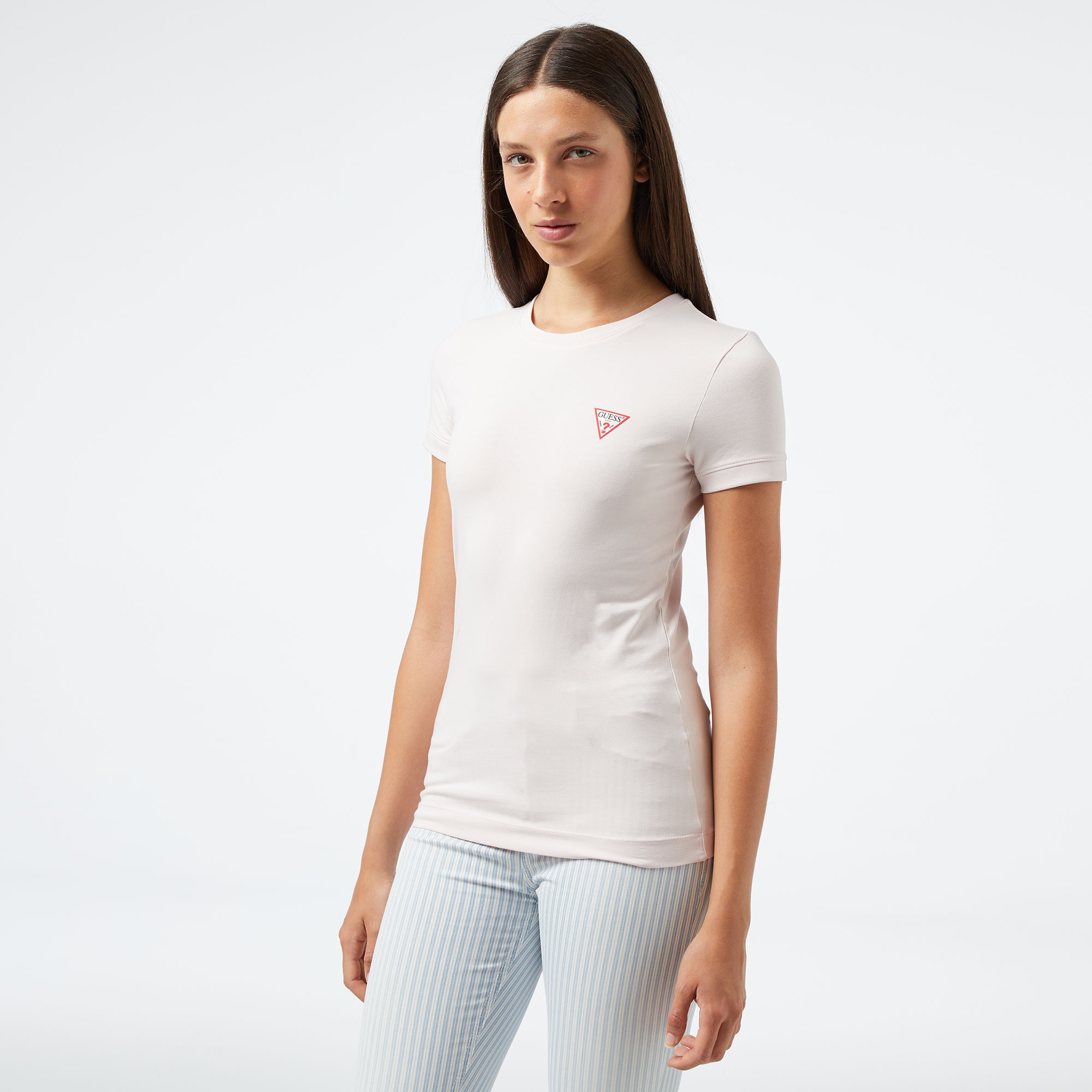 Guess Kadın Pembe Tshirt