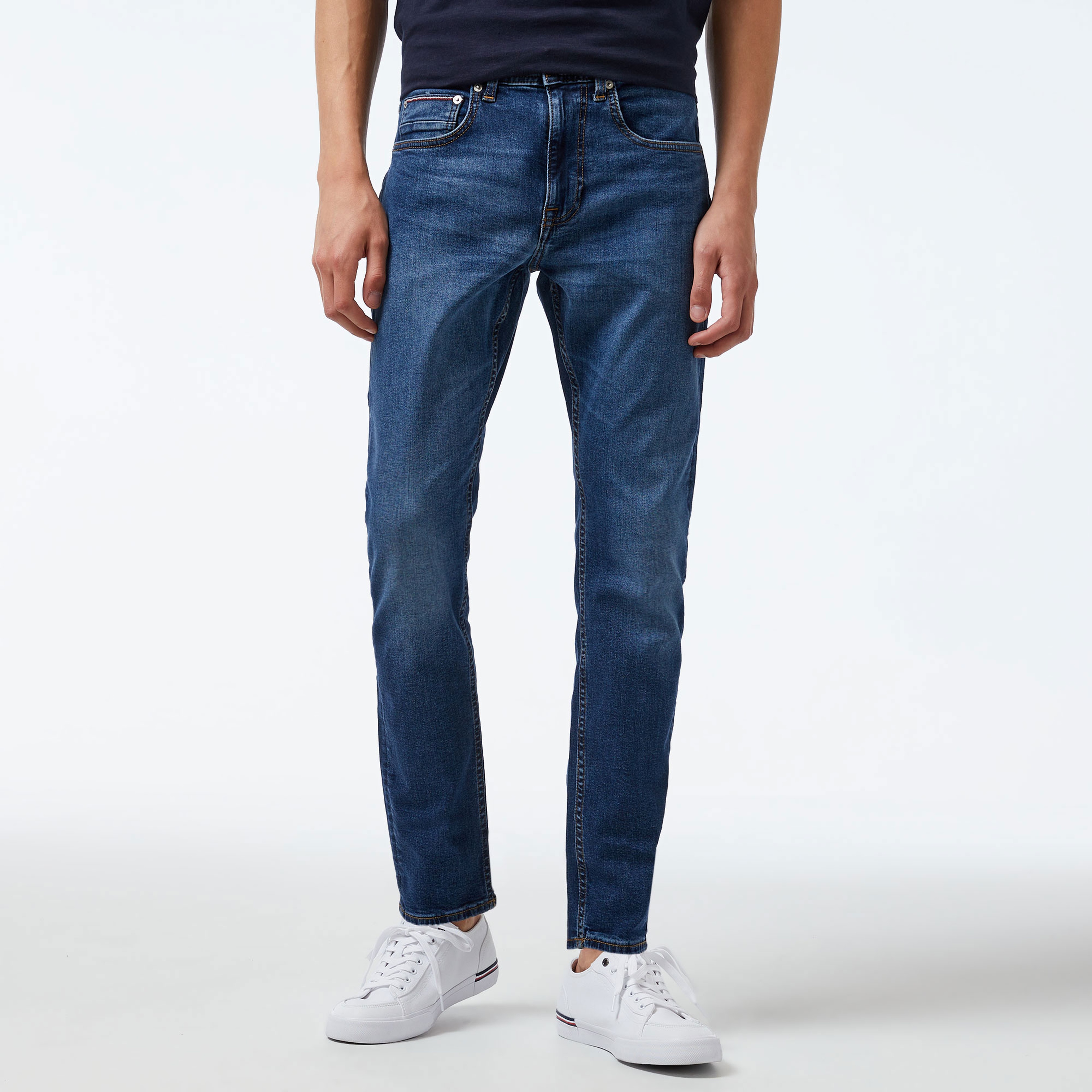 Tommy Hilfiger Erkek Mavi Pantolon