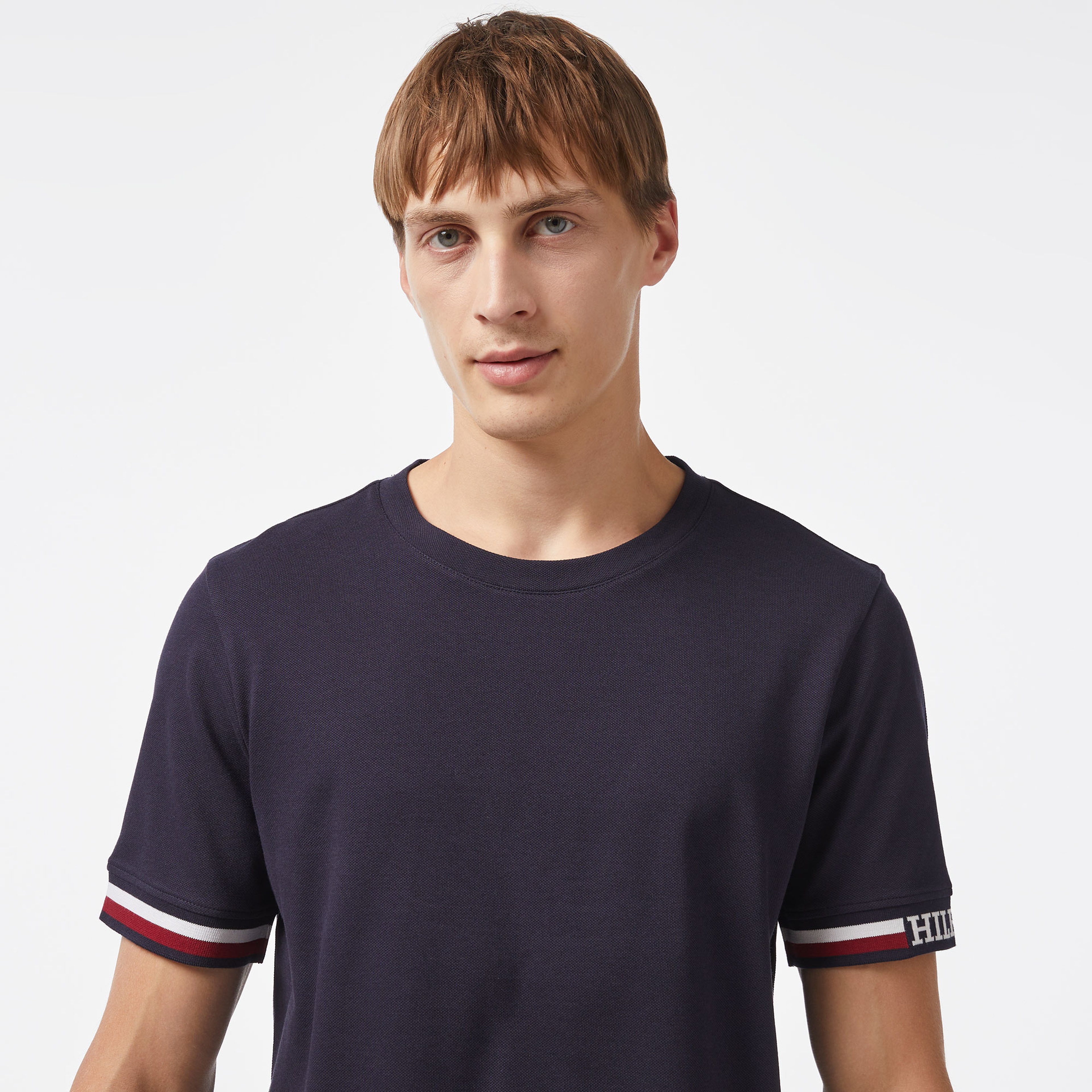 Tommy Hilfiger Erkek Mavi Tshirt