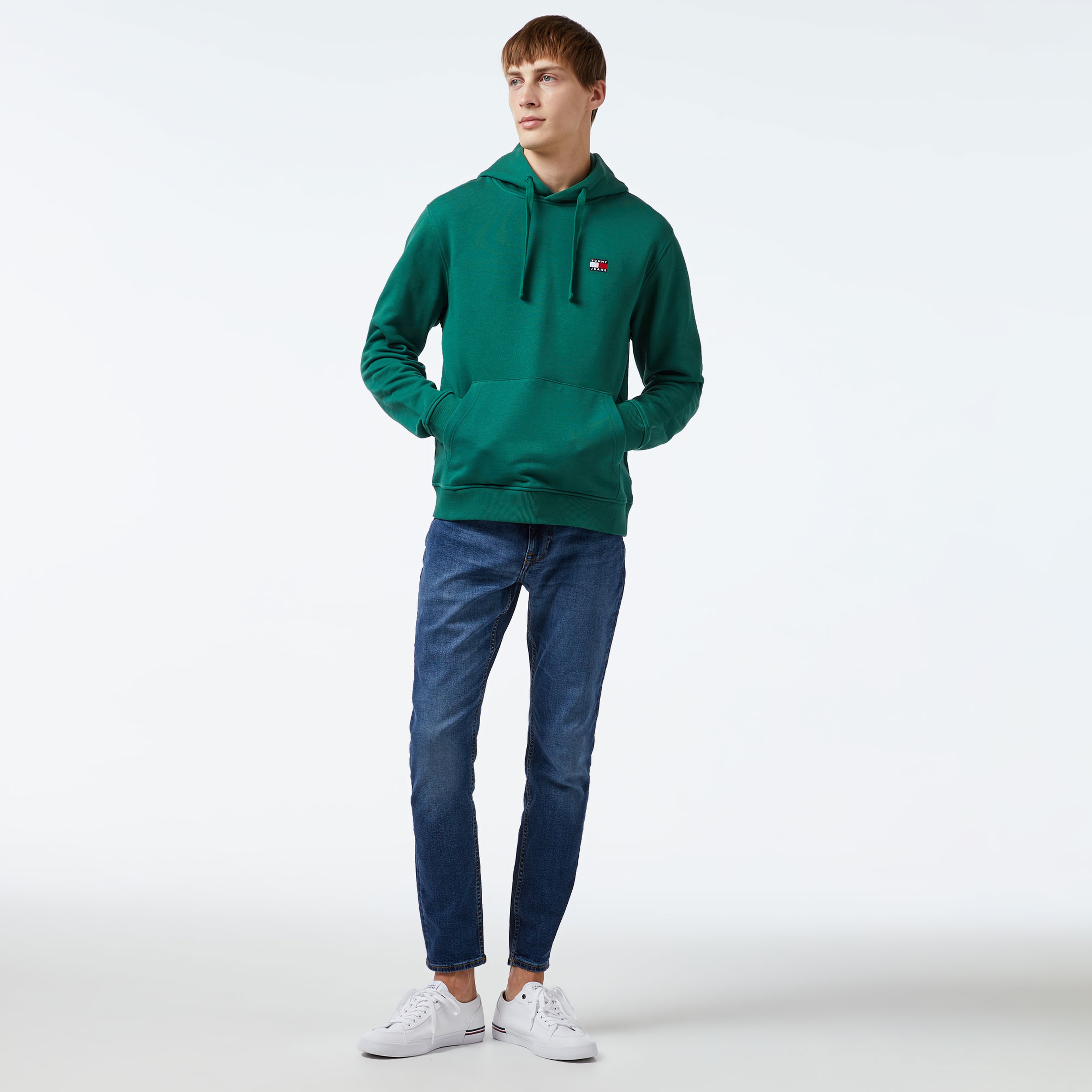 Tommy Hilfiger Erkek Yeşil Sweatshirt