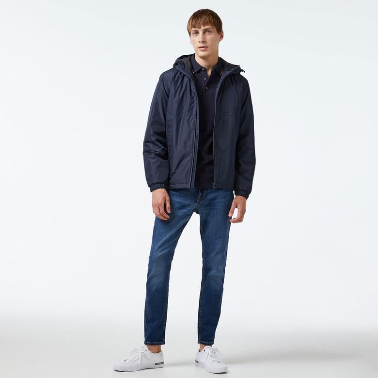 Tommy Hilfiger Erkek Mavi Mont