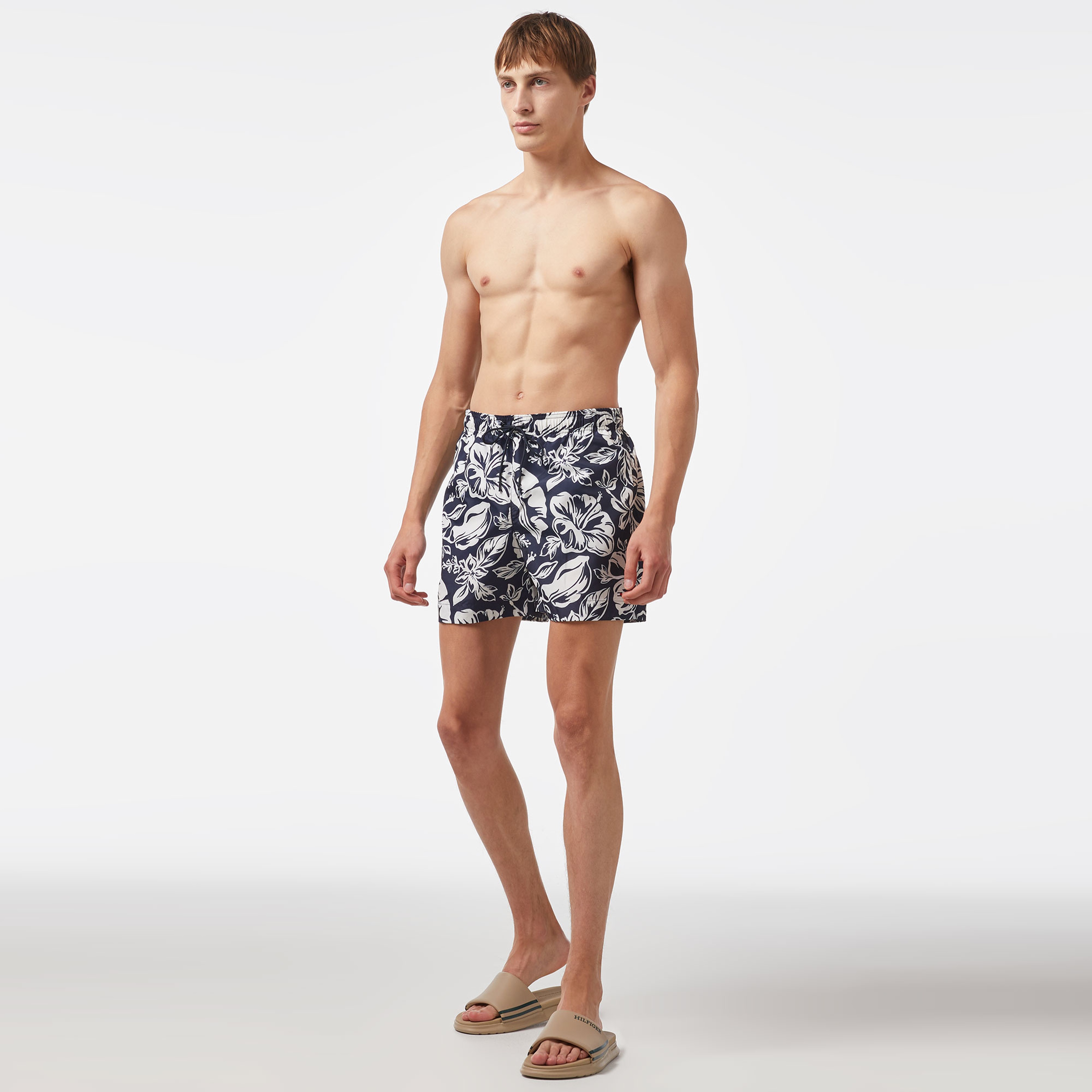 Tommy Hilfiger Erkek Beyaz Mayo Şort