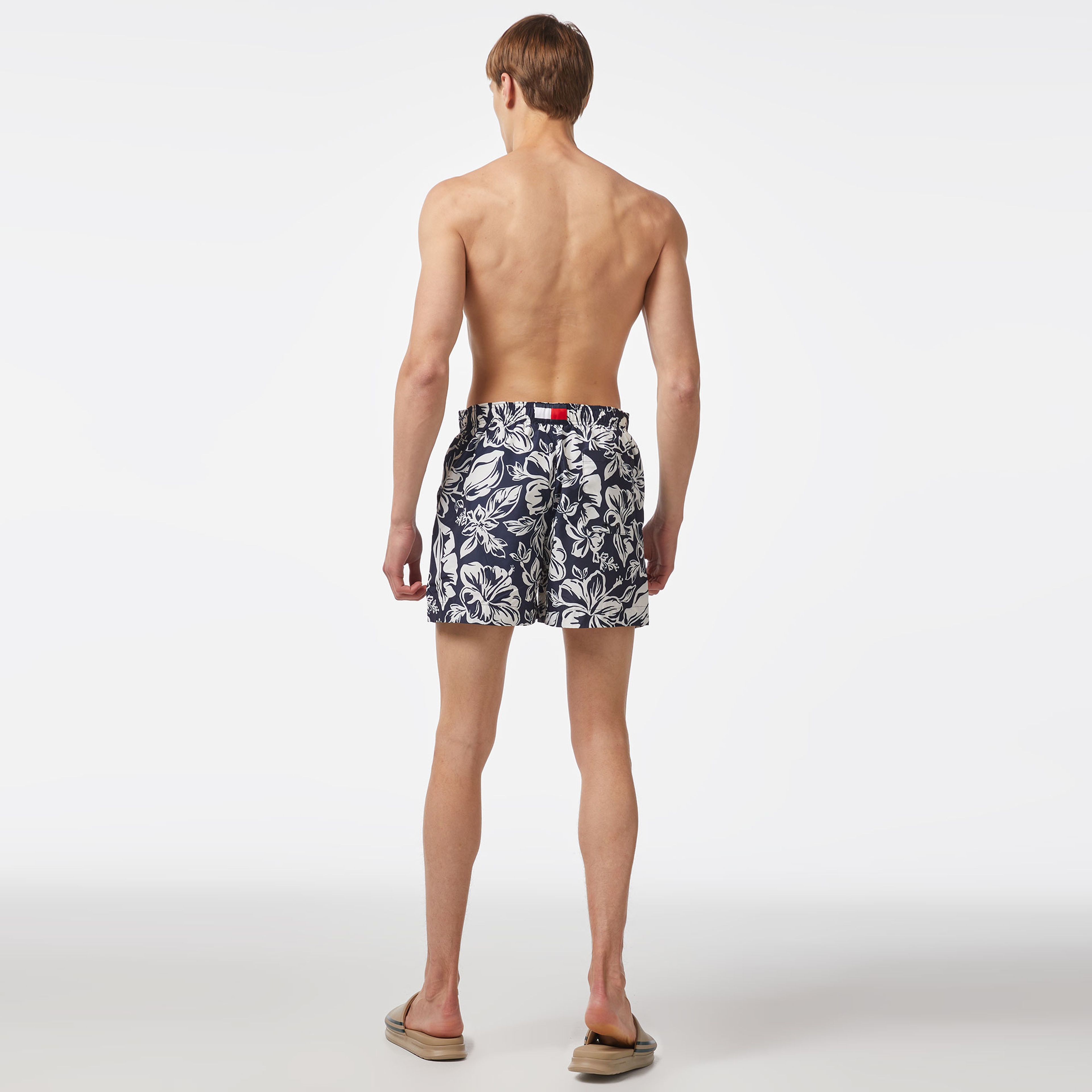 Tommy Hilfiger Erkek Beyaz Mayo Şort