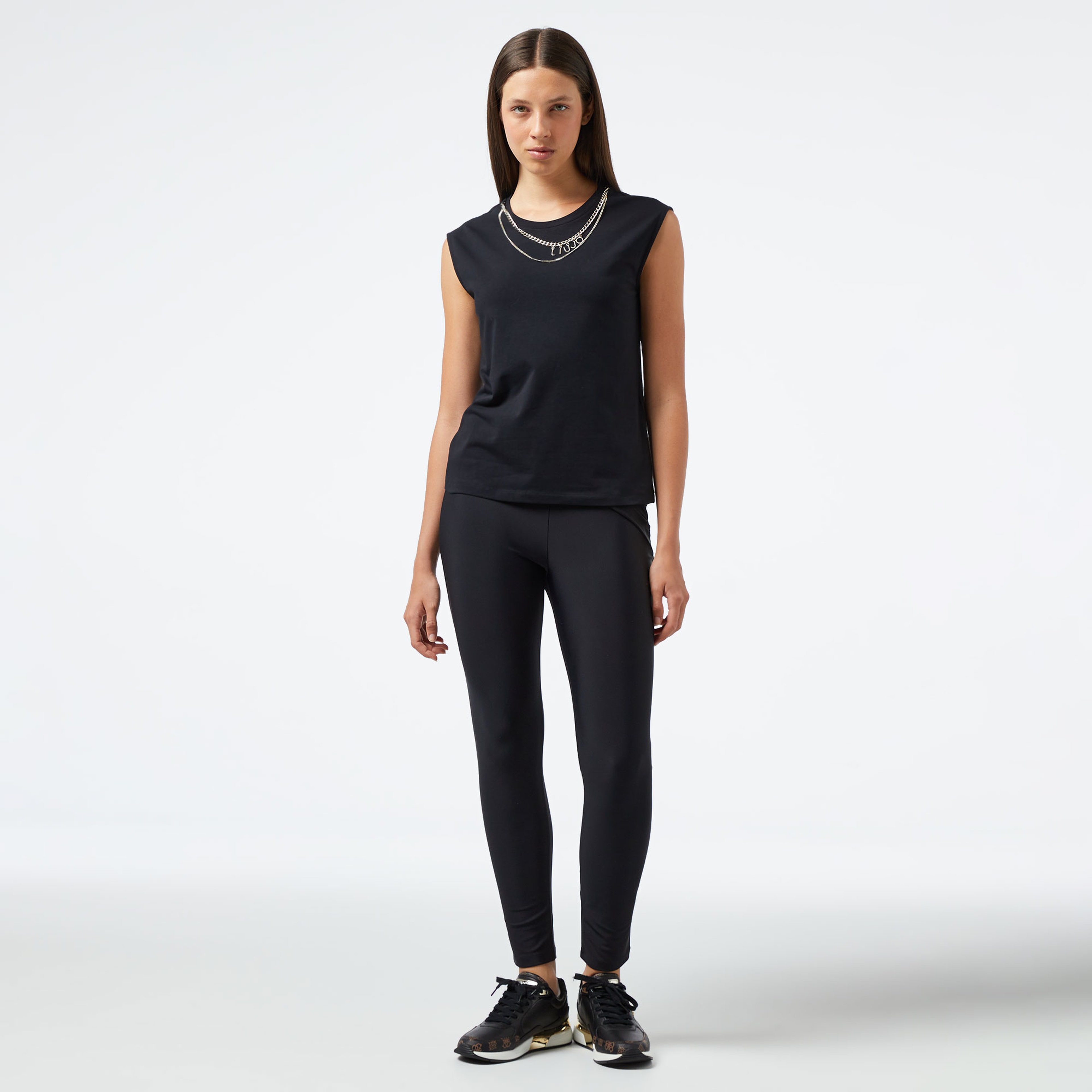 Liu Jo Kadın Siyah T-Shirt