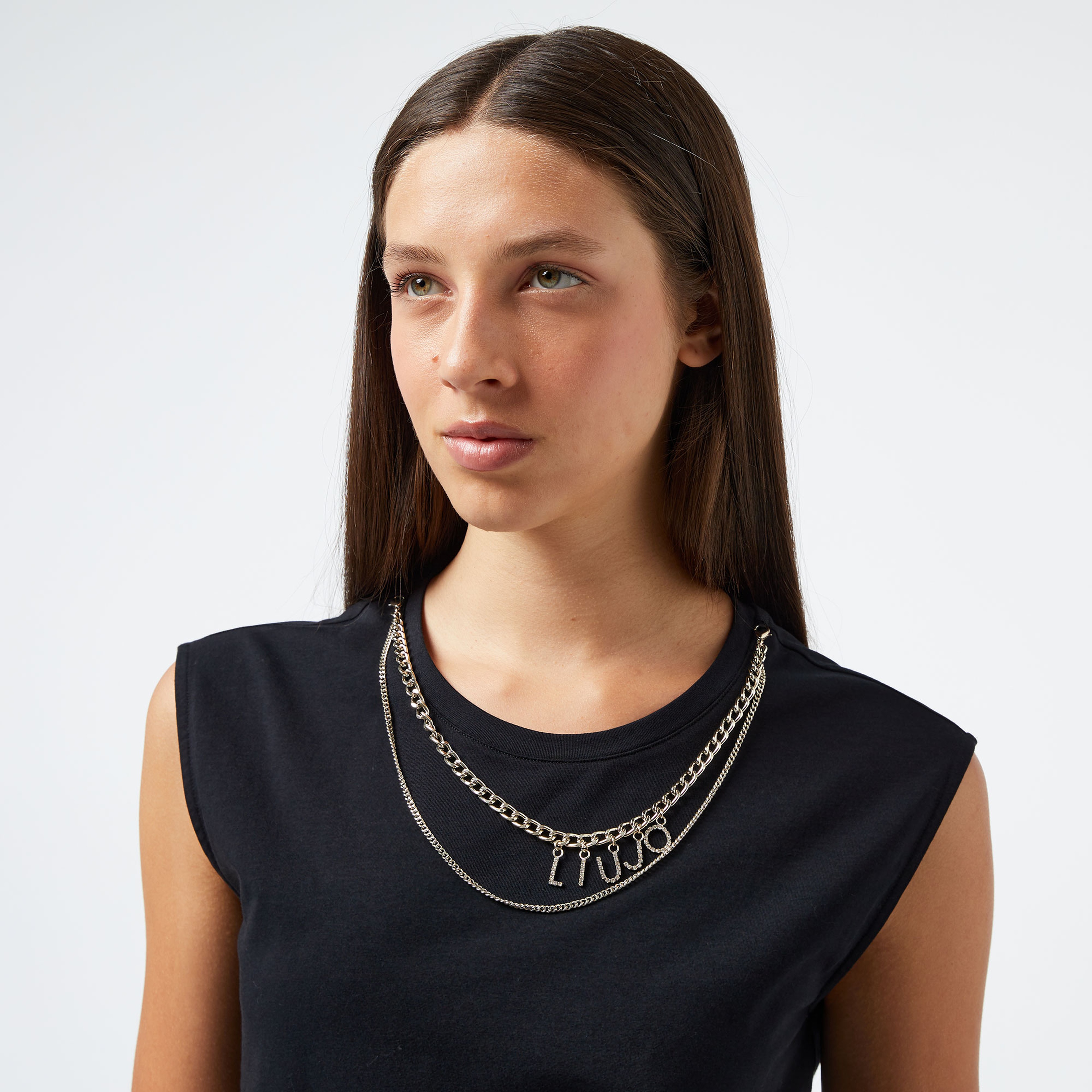 Liu Jo Kadın Siyah T-Shirt