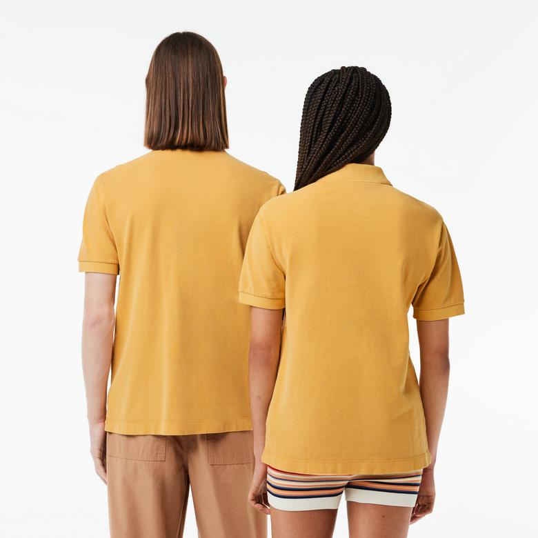 Unisex Classic Fit Sarı Polo