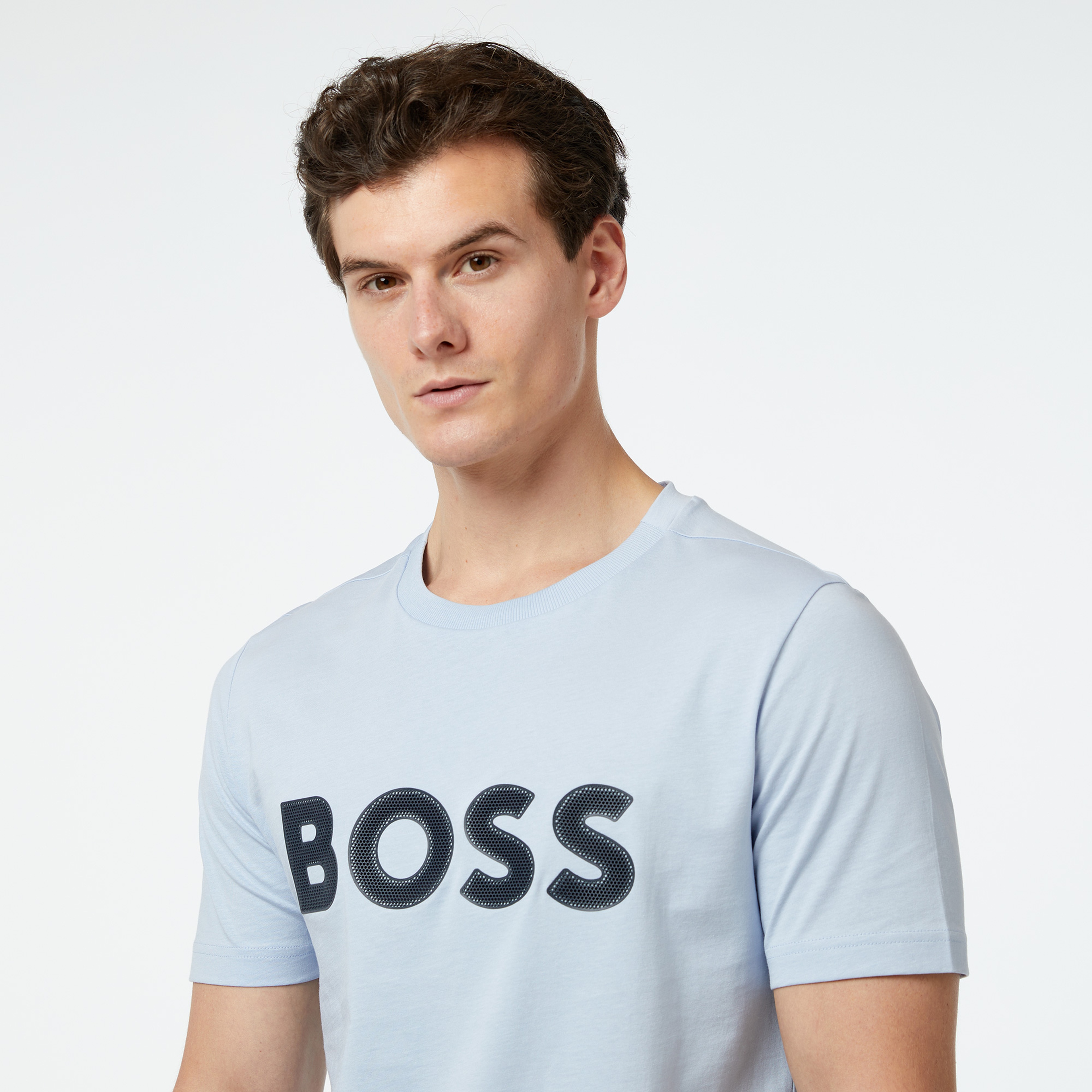 Boss Erkek Mavi T-Shirt