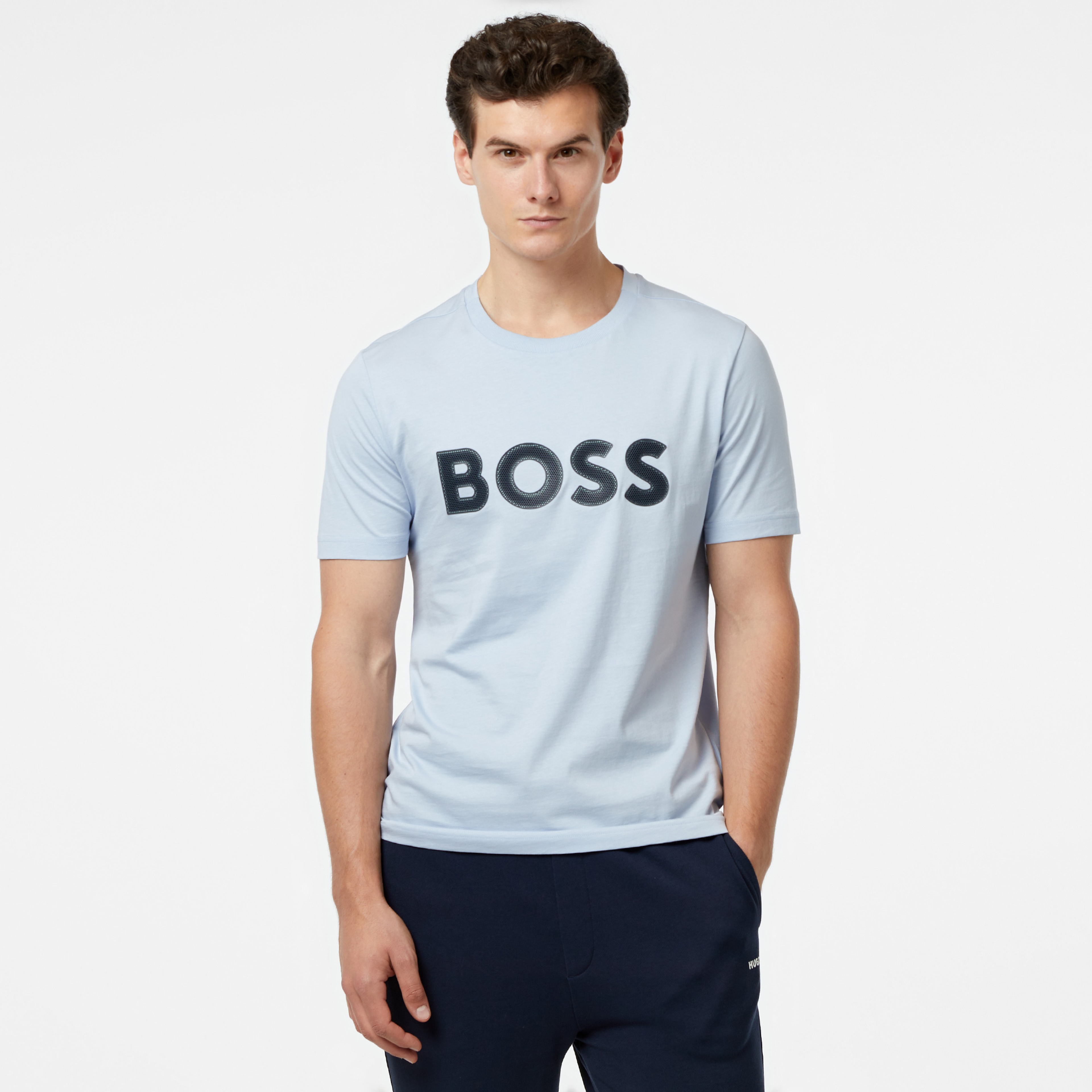 Boss Erkek Mavi T-Shirt
