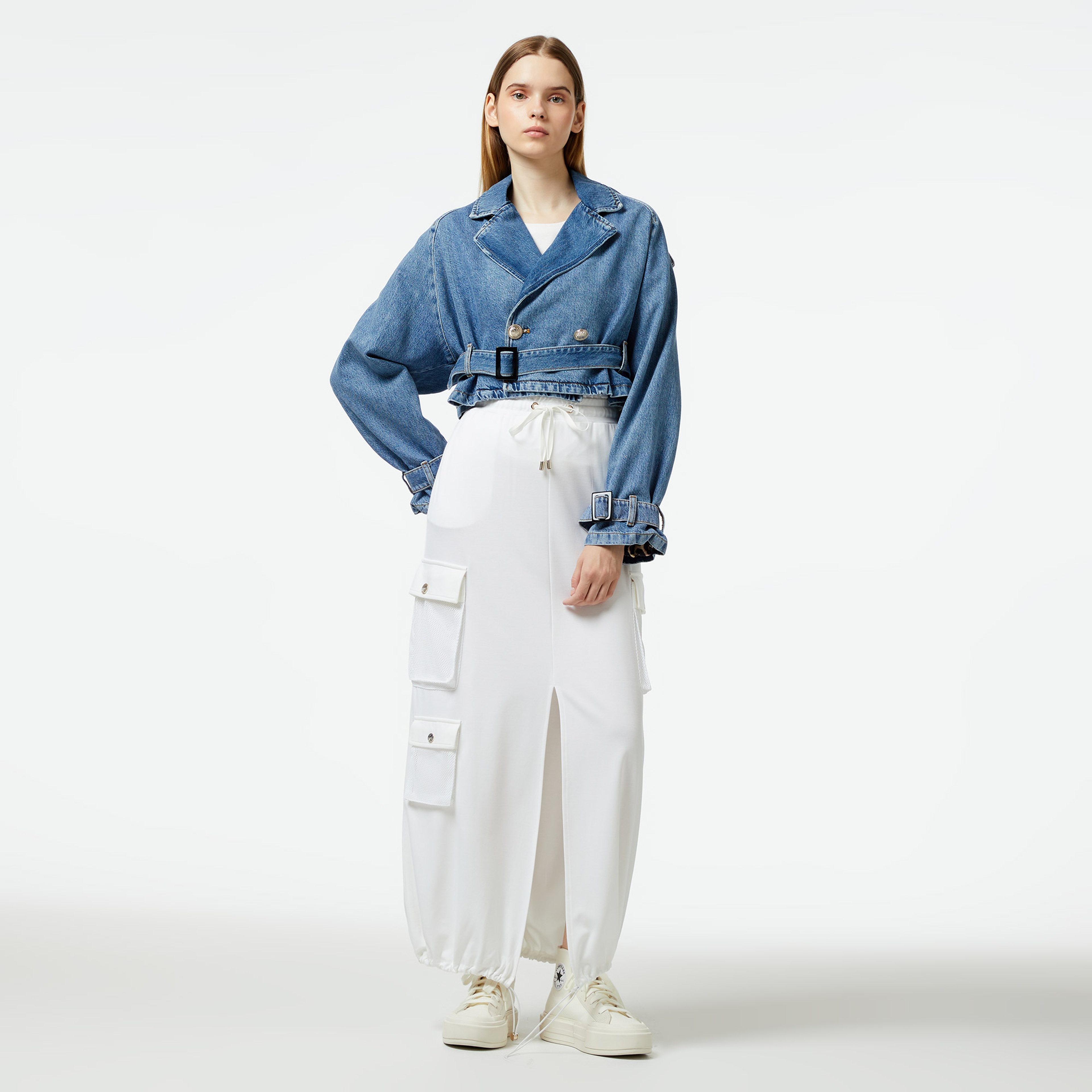 Liu Jo Kadın Mavi Ceket