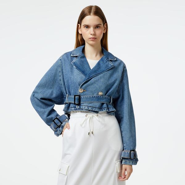 Liu Jo Kadın Mavi Ceket