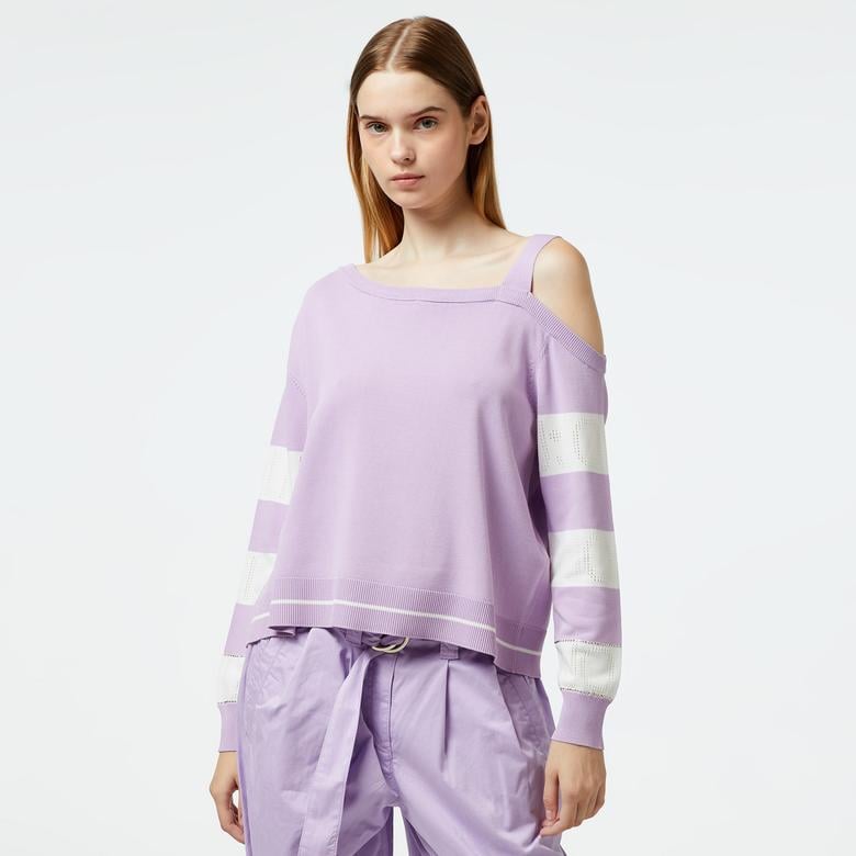 Liu Jo Kadın Mor Triko