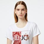 Liu Jo Kadın Beyaz T-Shirt