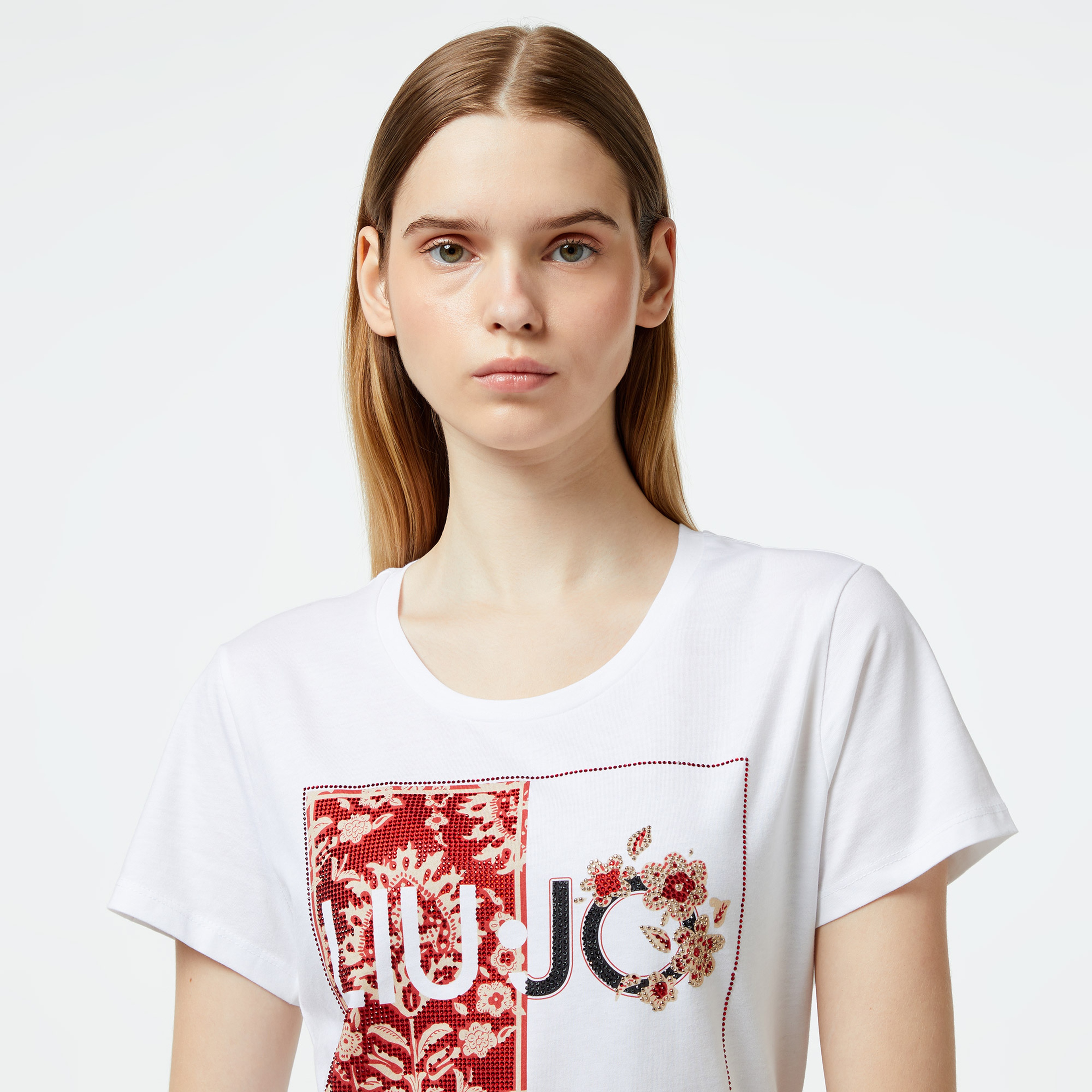 Liu Jo Kadın Beyaz T-Shirt