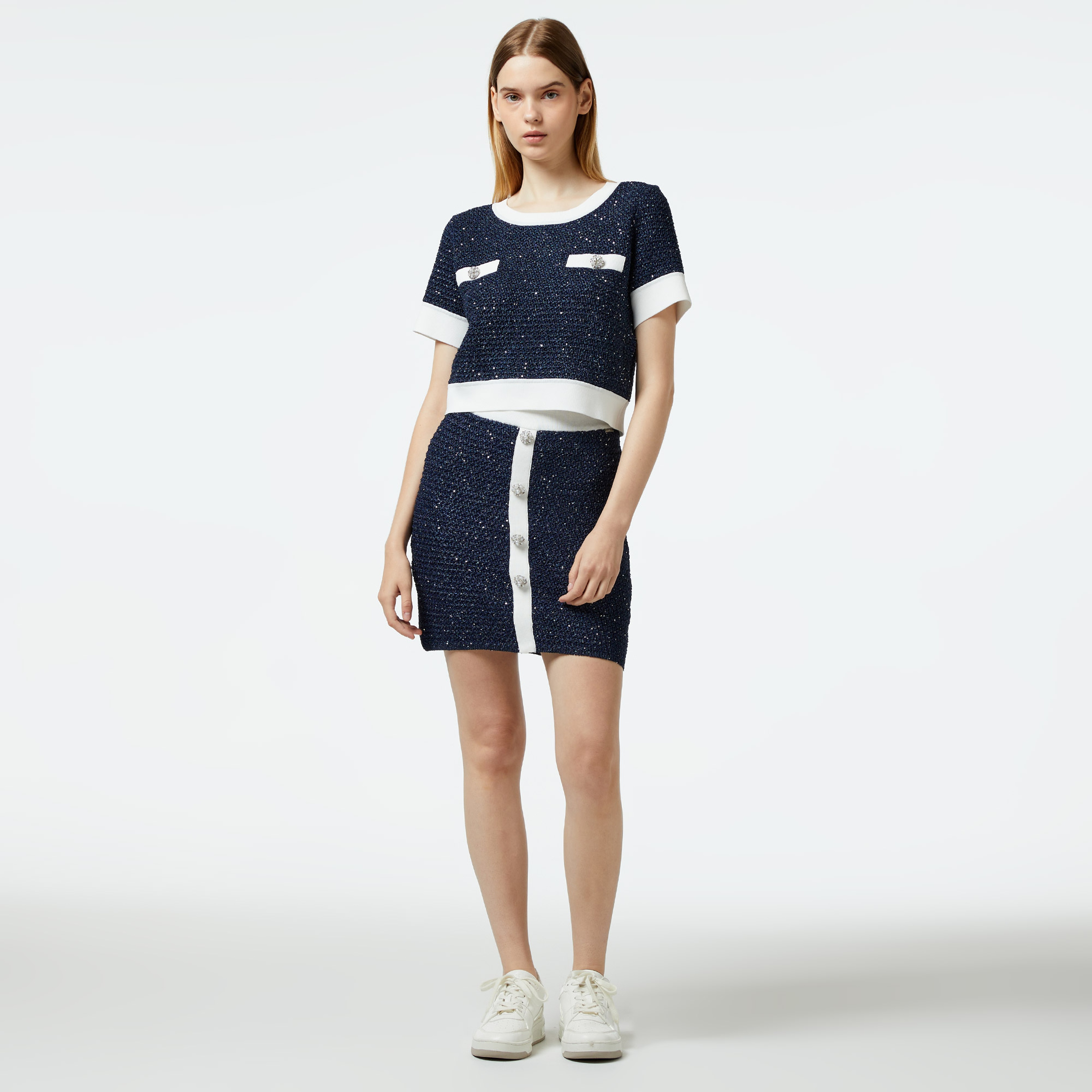 Liu Jo Kadın Lacivert Etek