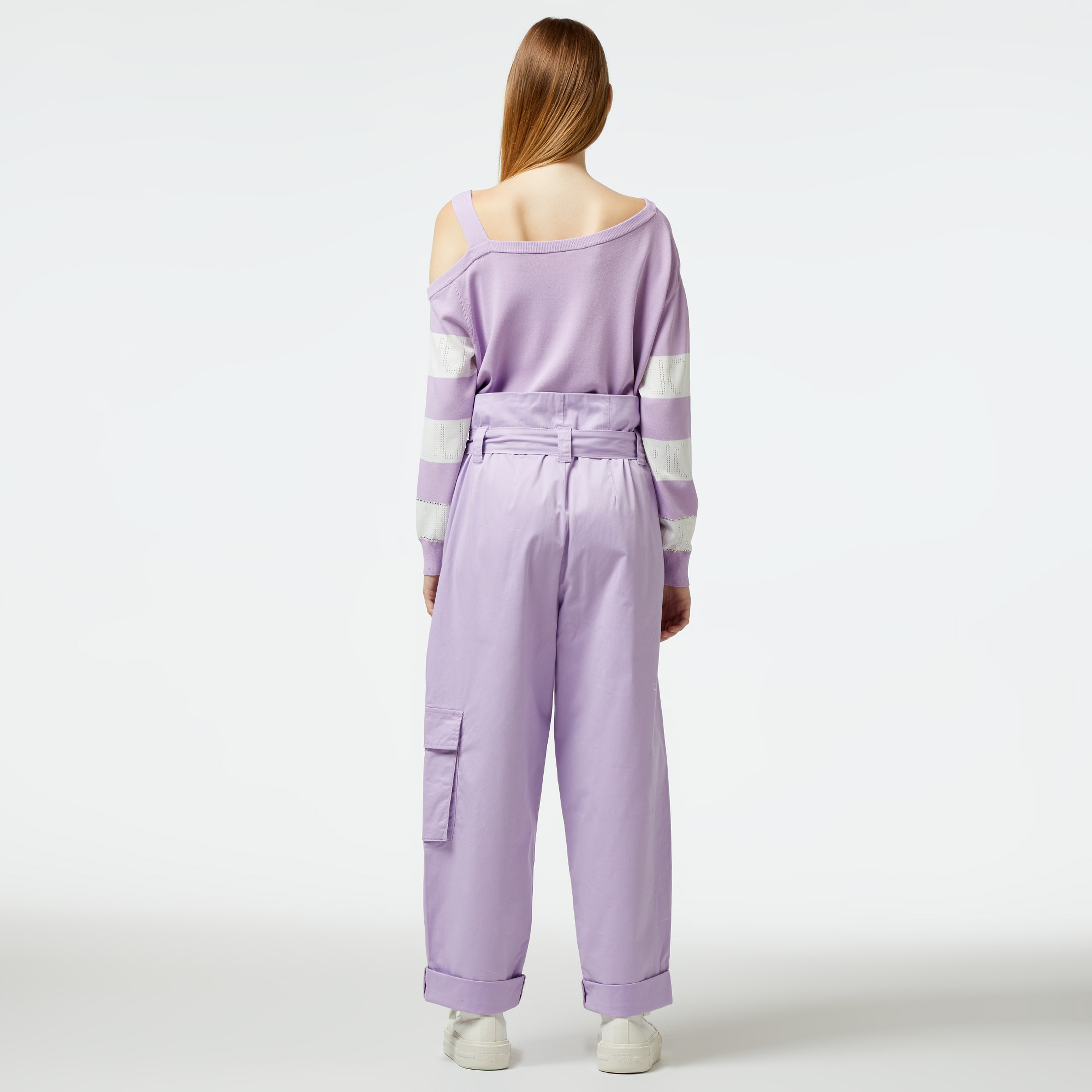 Liu Jo Kadın Mor Pantolon