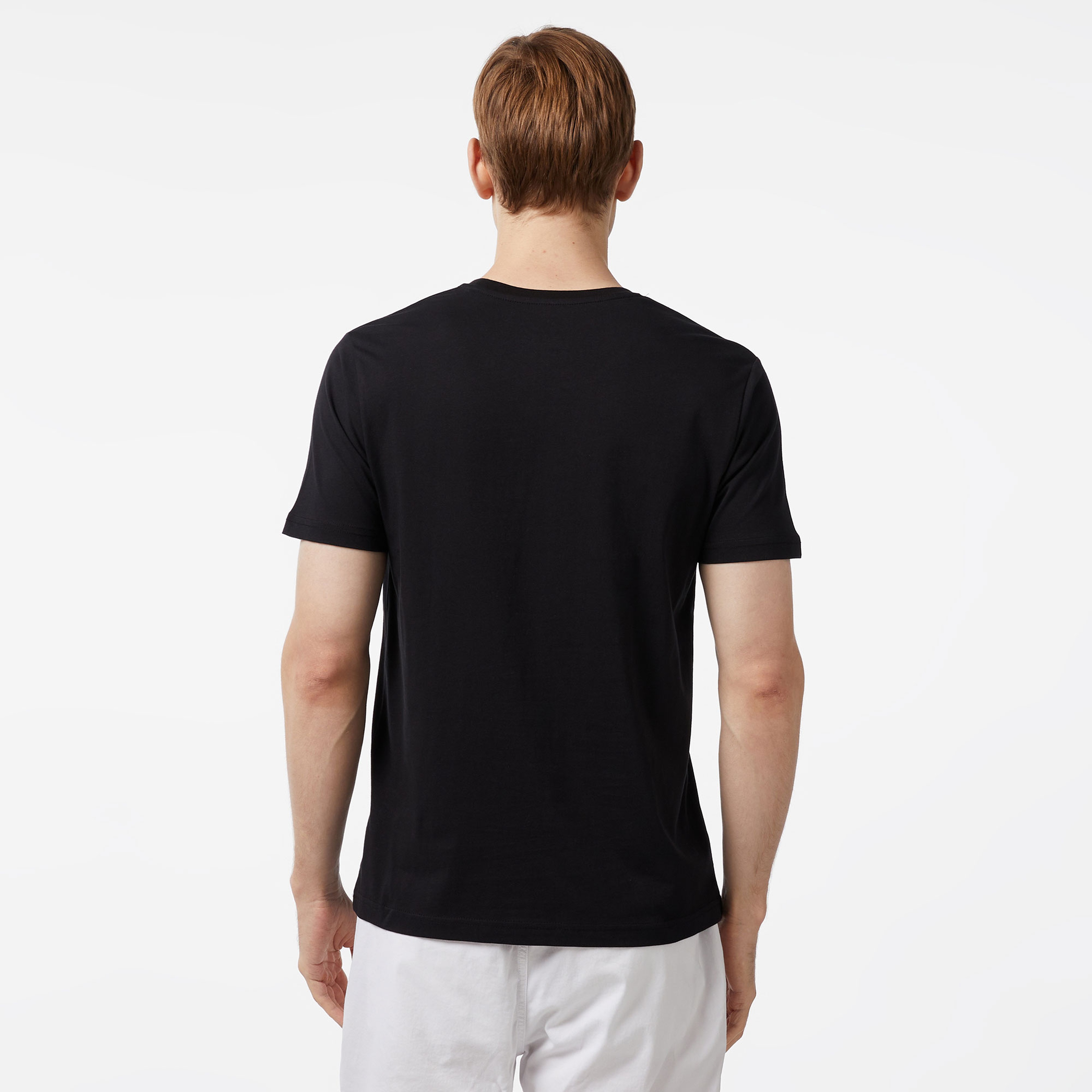 Nautica Erkek Siyah Standart Fit T-Shirt