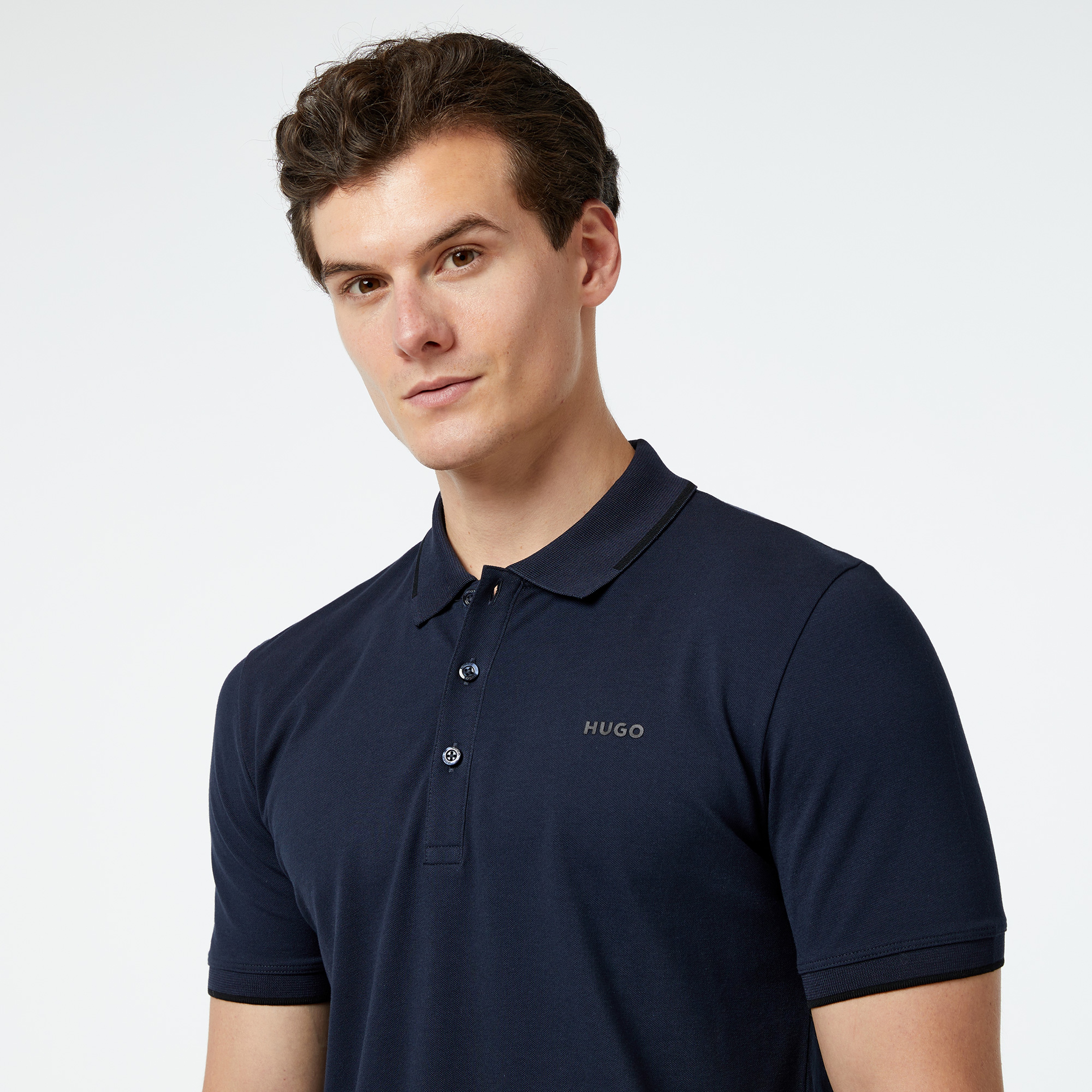 Hugo Erkek Lacivert Polo