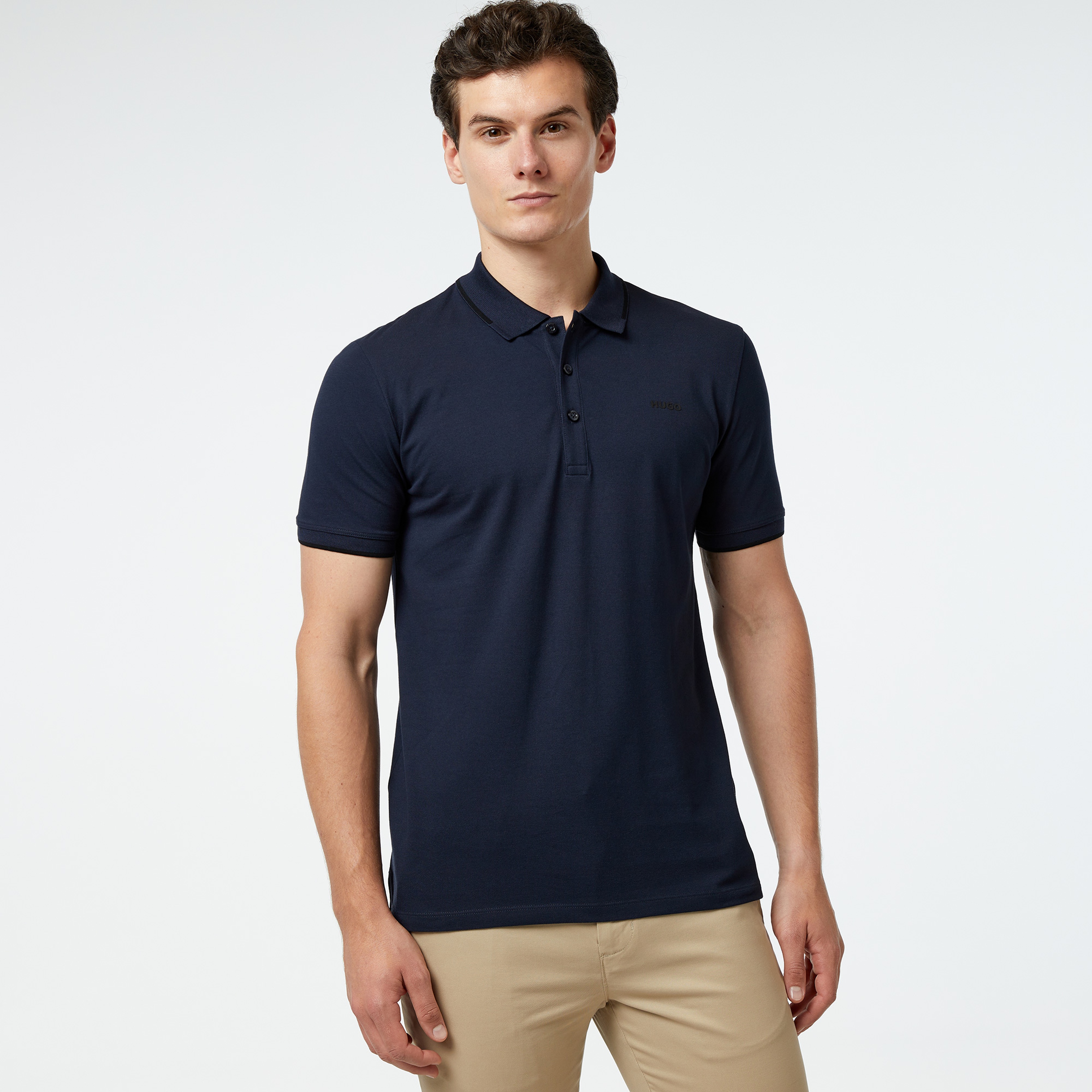 Hugo Erkek Lacivert Polo