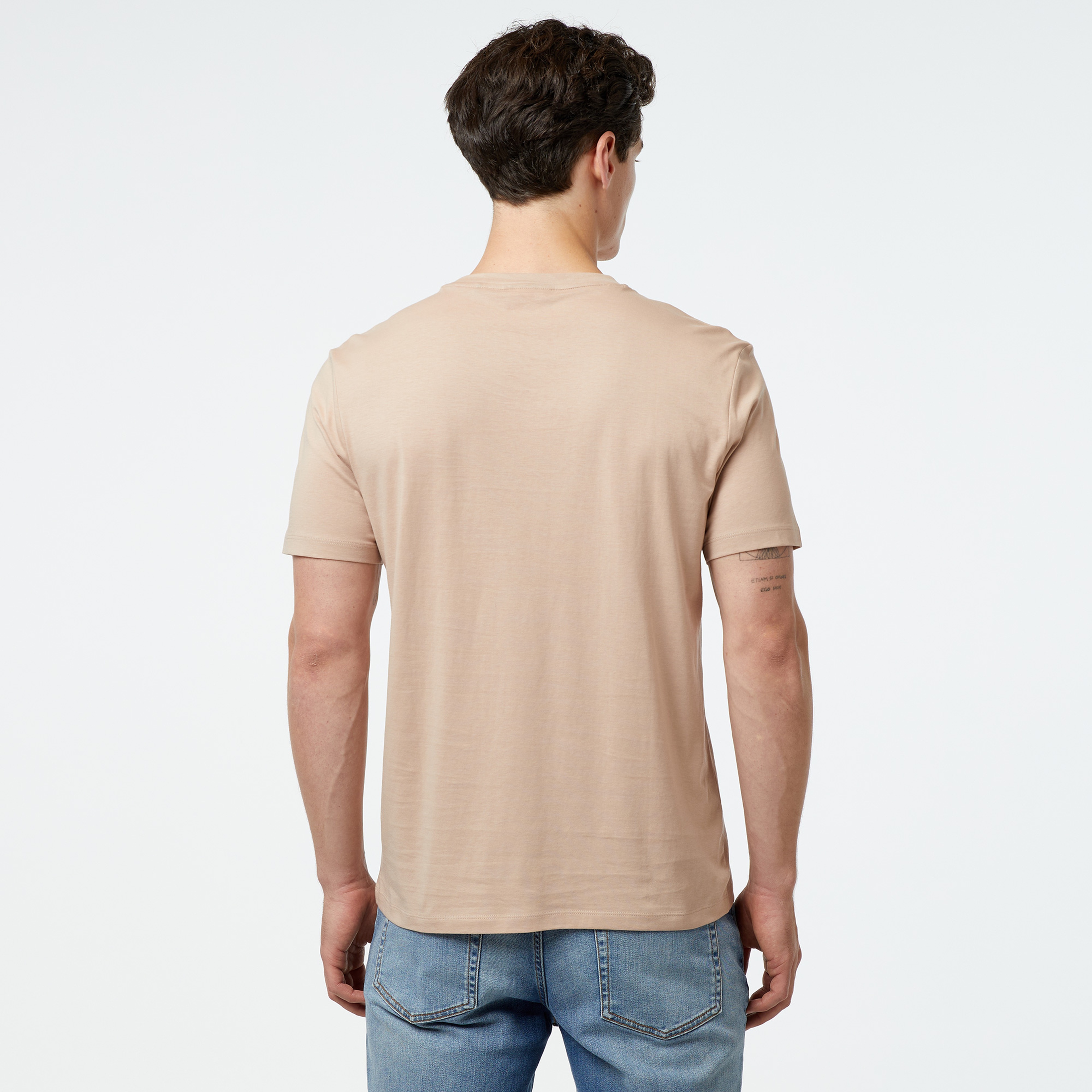 Hugo Erkek Bej T-Shirt