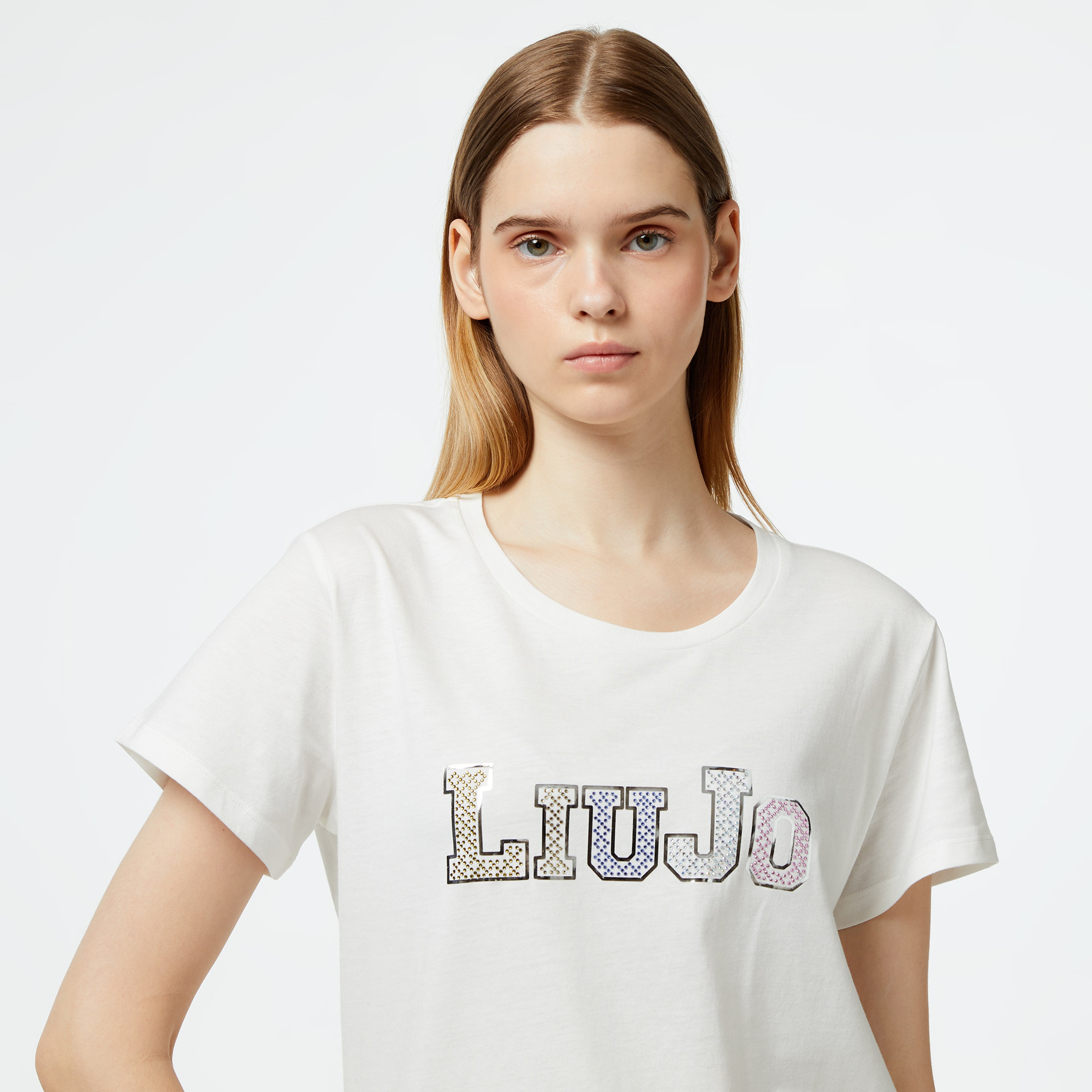 Liu Jo Kadın Beyaz T-Shirt