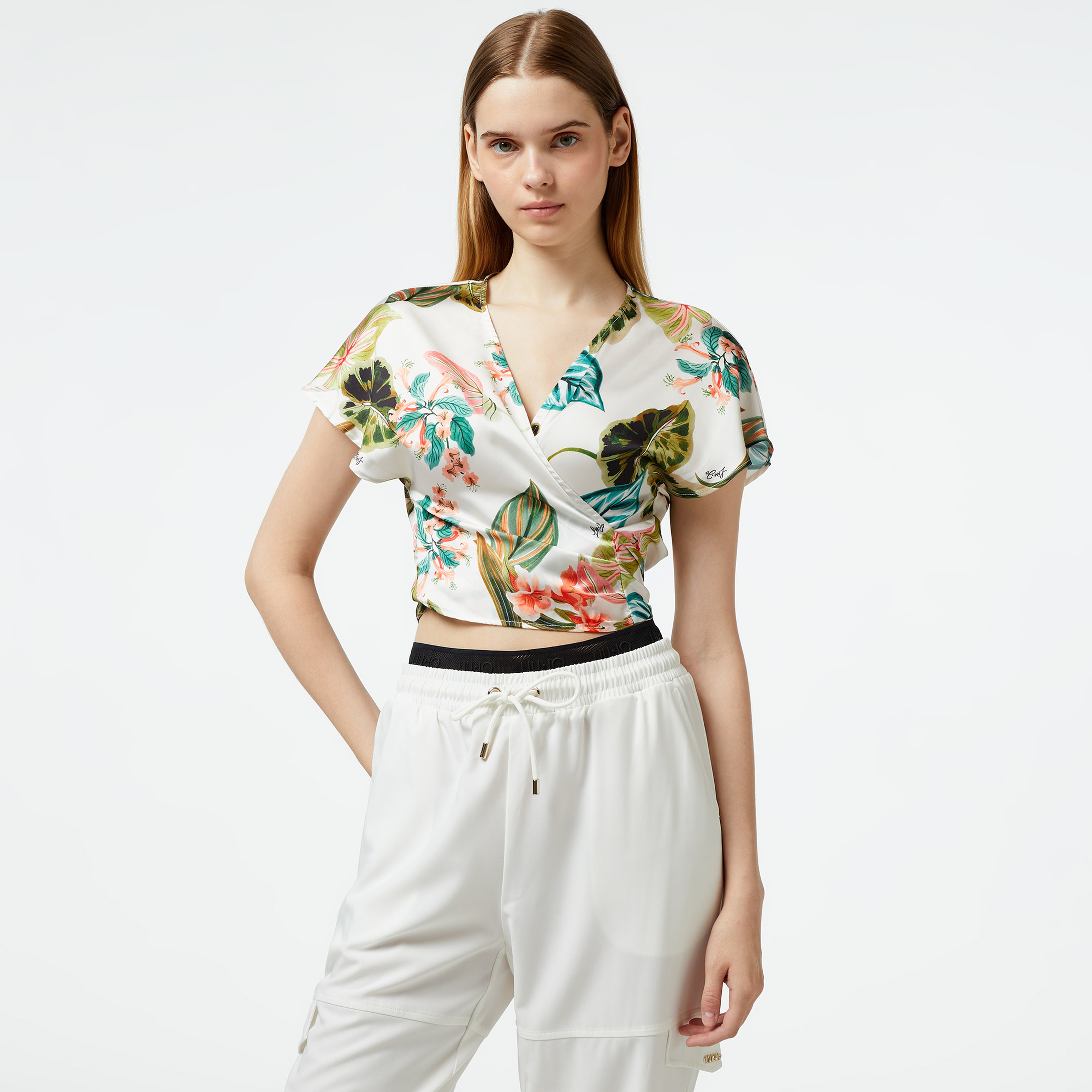 Liu Jo Kadın Beyaz Bluz