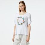 Liu Jo Kadın Beyaz T-Shirt