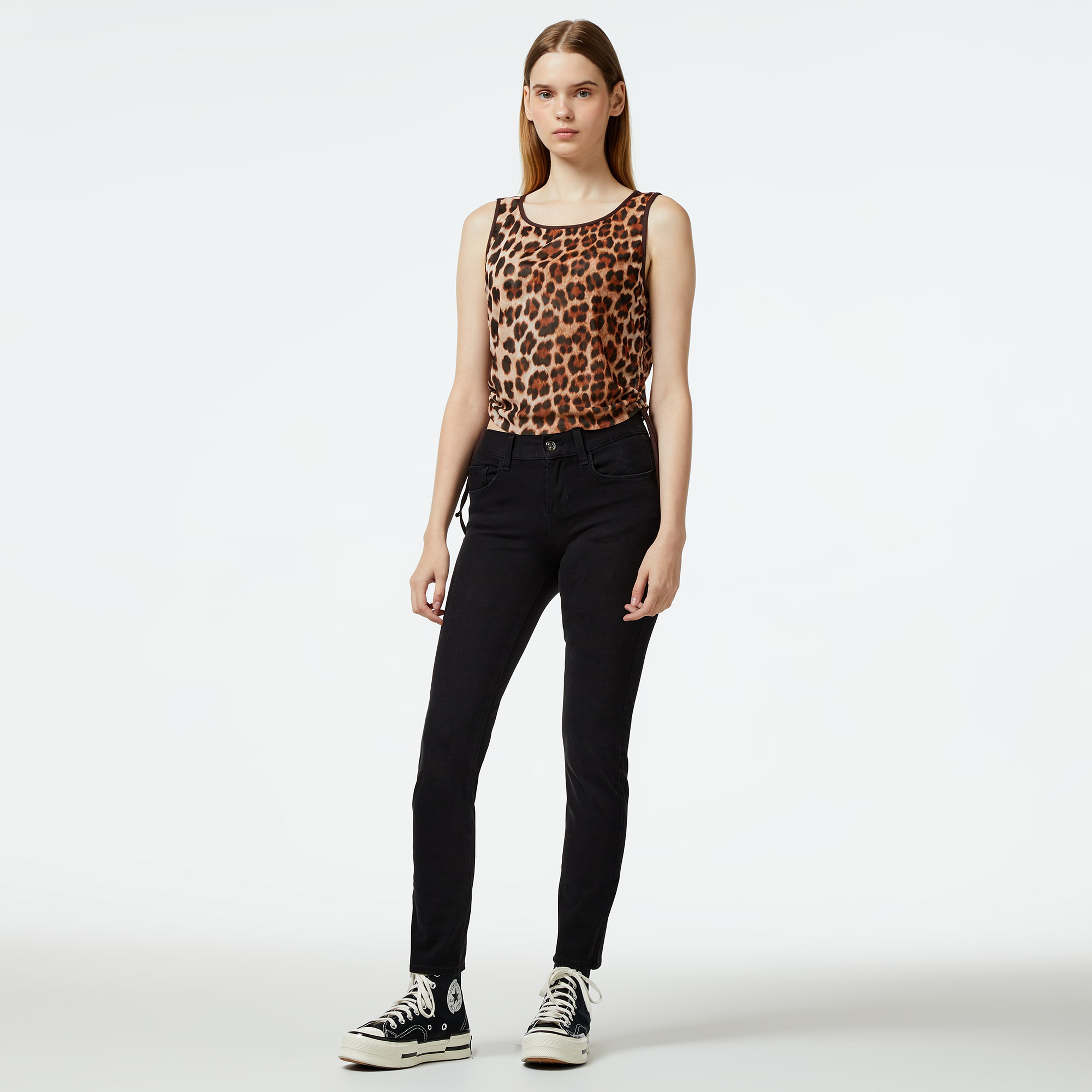 Liu Jo Kadın Kahverengi T-Shirt