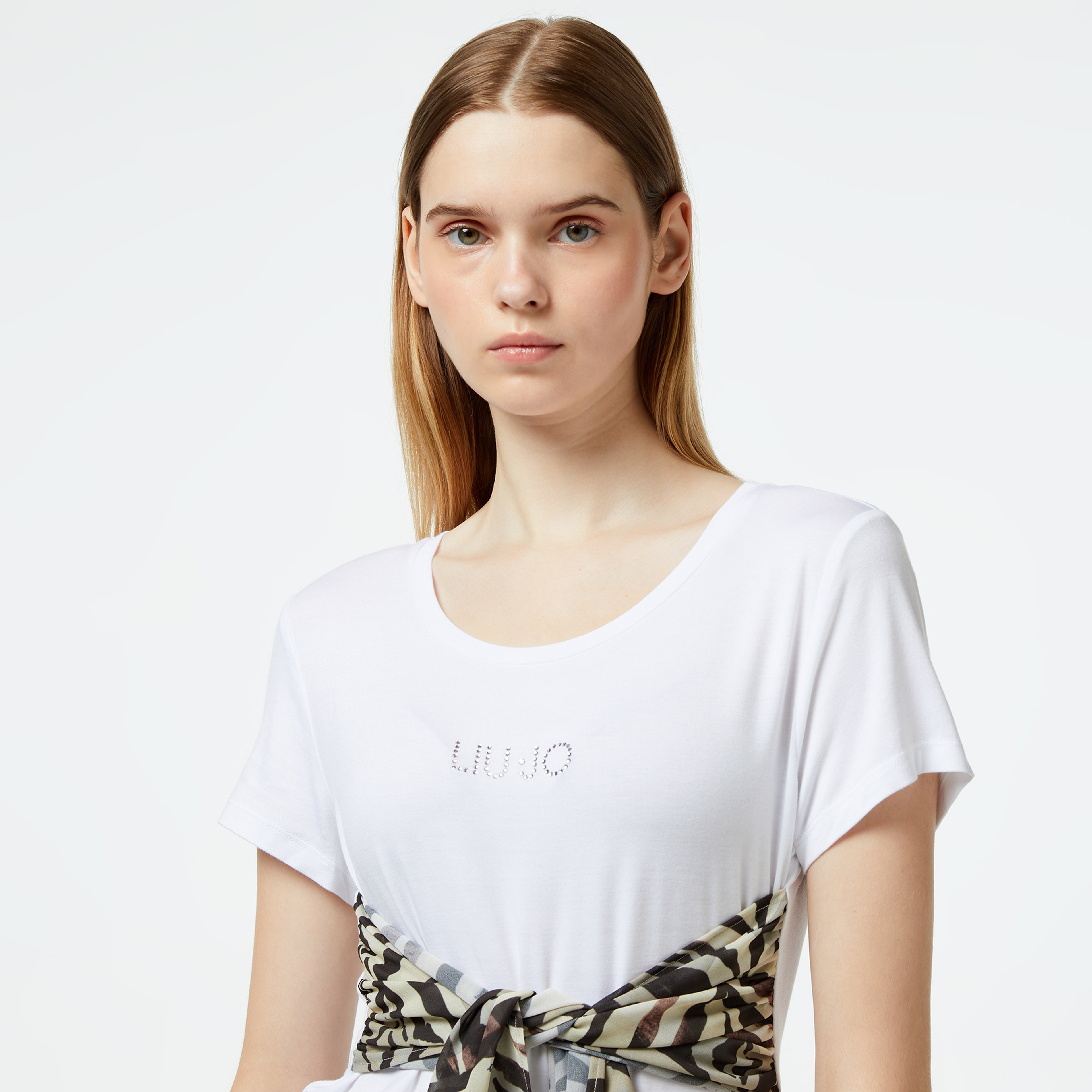 Liu Jo Kadın Beyaz T-Shirt