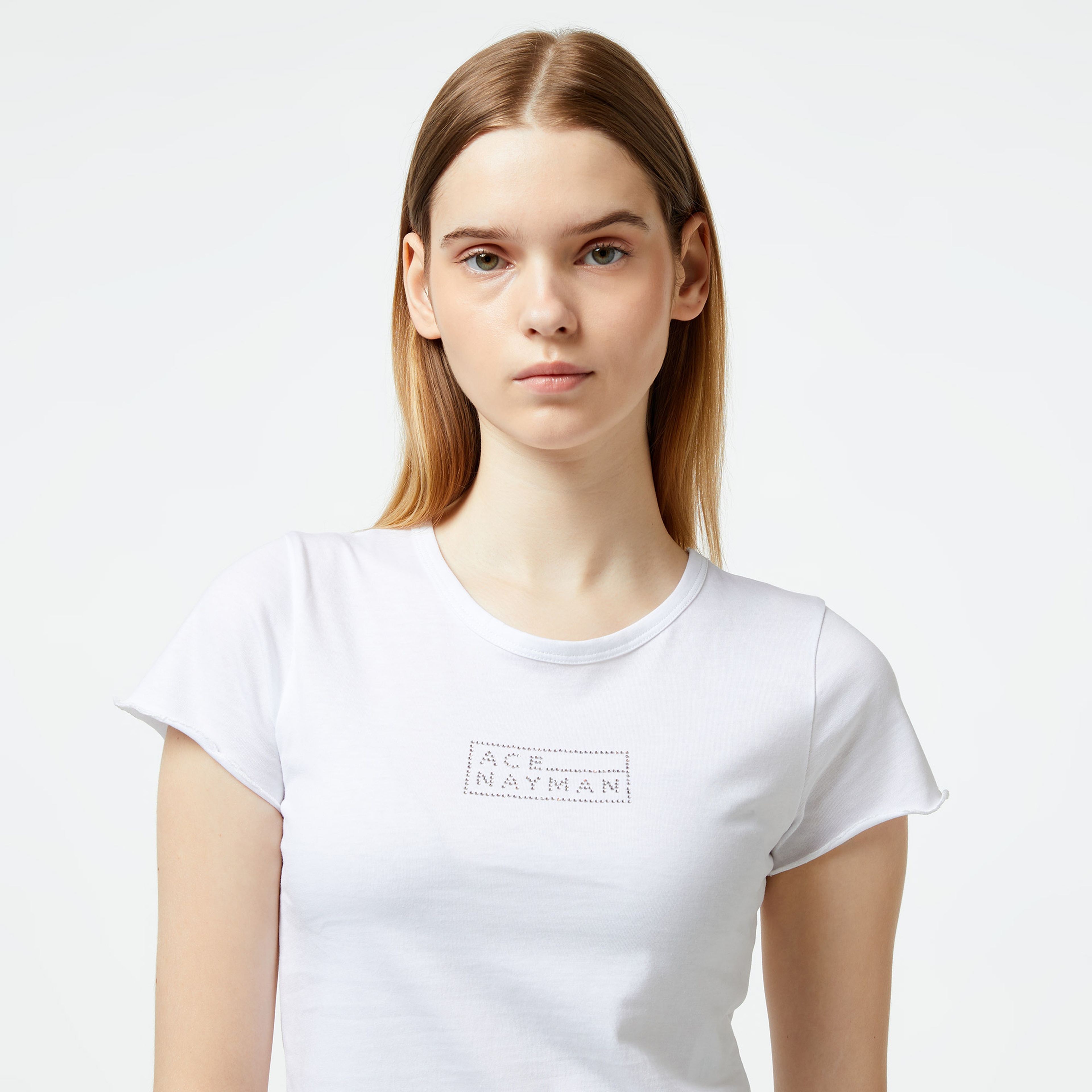 Ace Nayman Kadın Beyaz T-Shirt